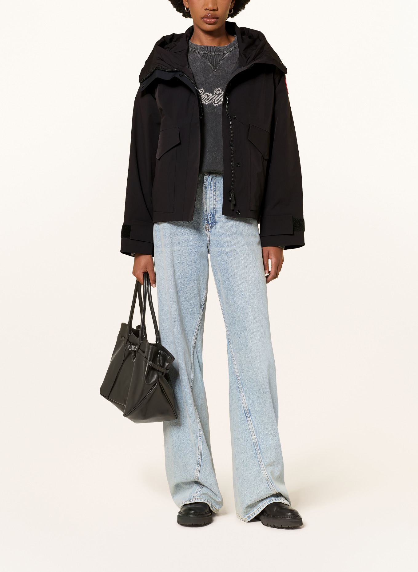 CANADA GOOSE Regenjacke TOFINO: SCHWARZ
