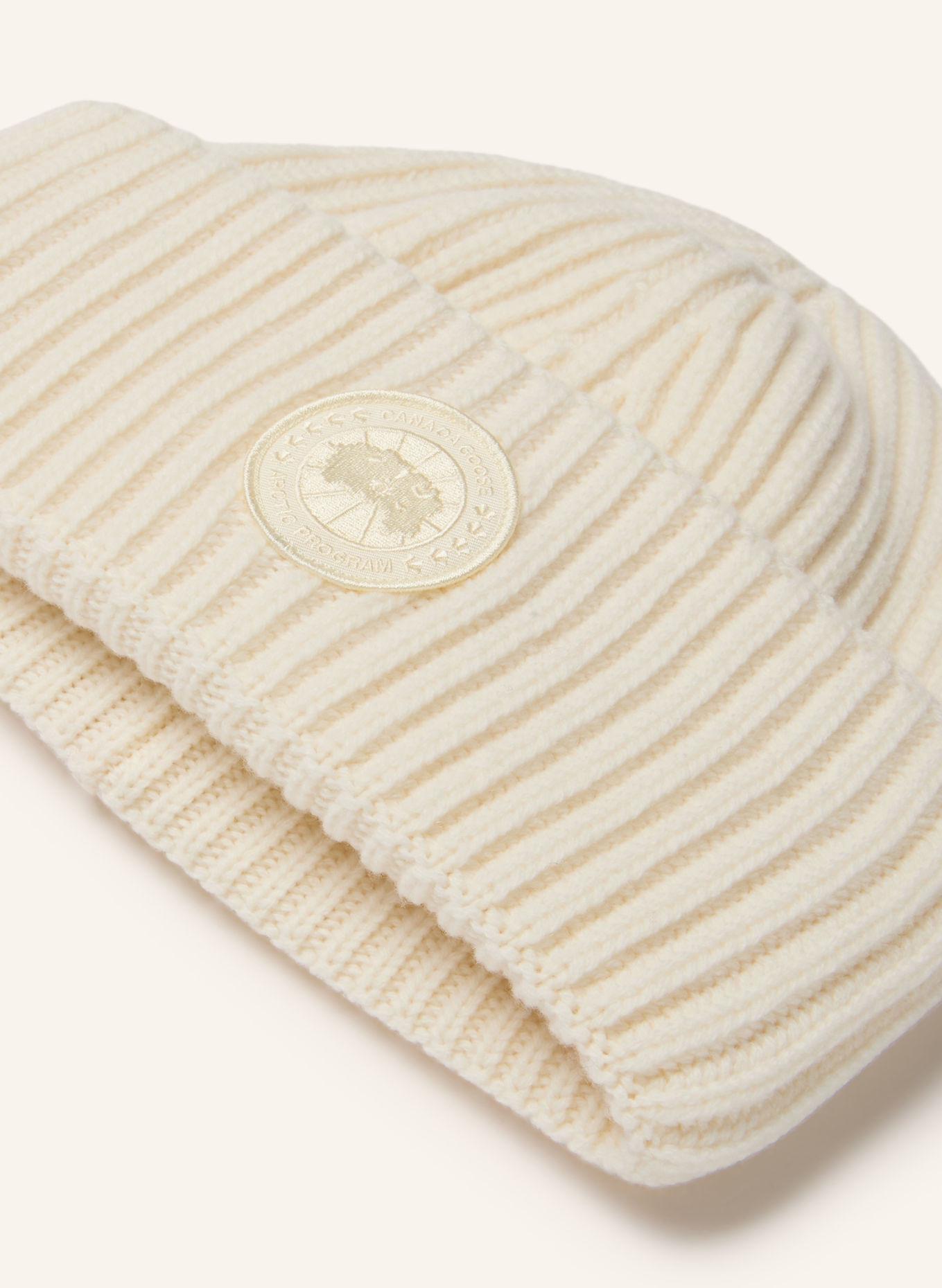 CANADA GOOSE Hat: CREAM