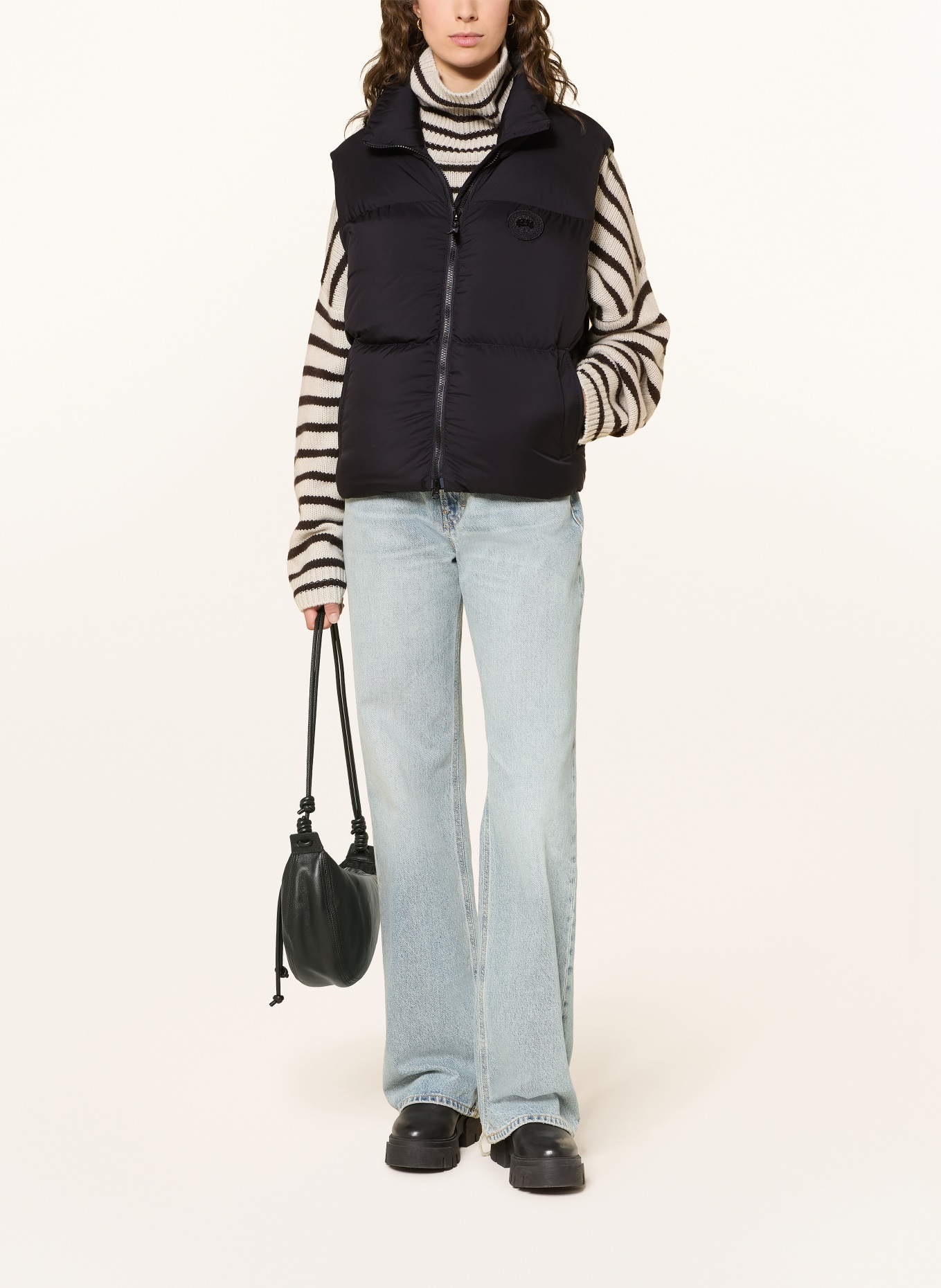 CANADA GOOSE Doudoune sans manches FALLON: NOIR