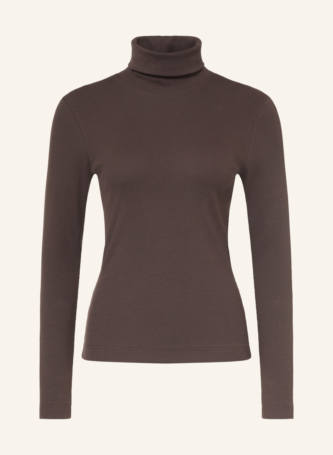 ZAÍDA Colshirt: MARRON FONCÉ