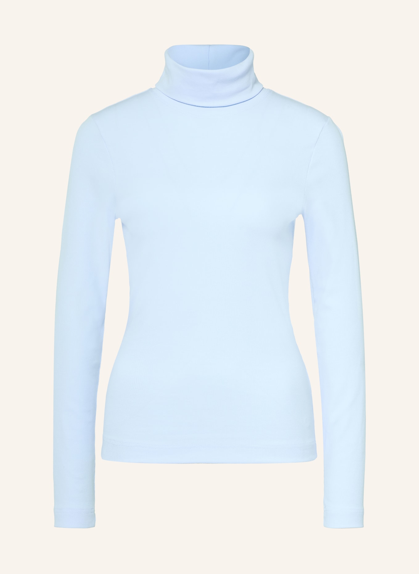 ZAÍDA Colshirt: LICHTBLAUW