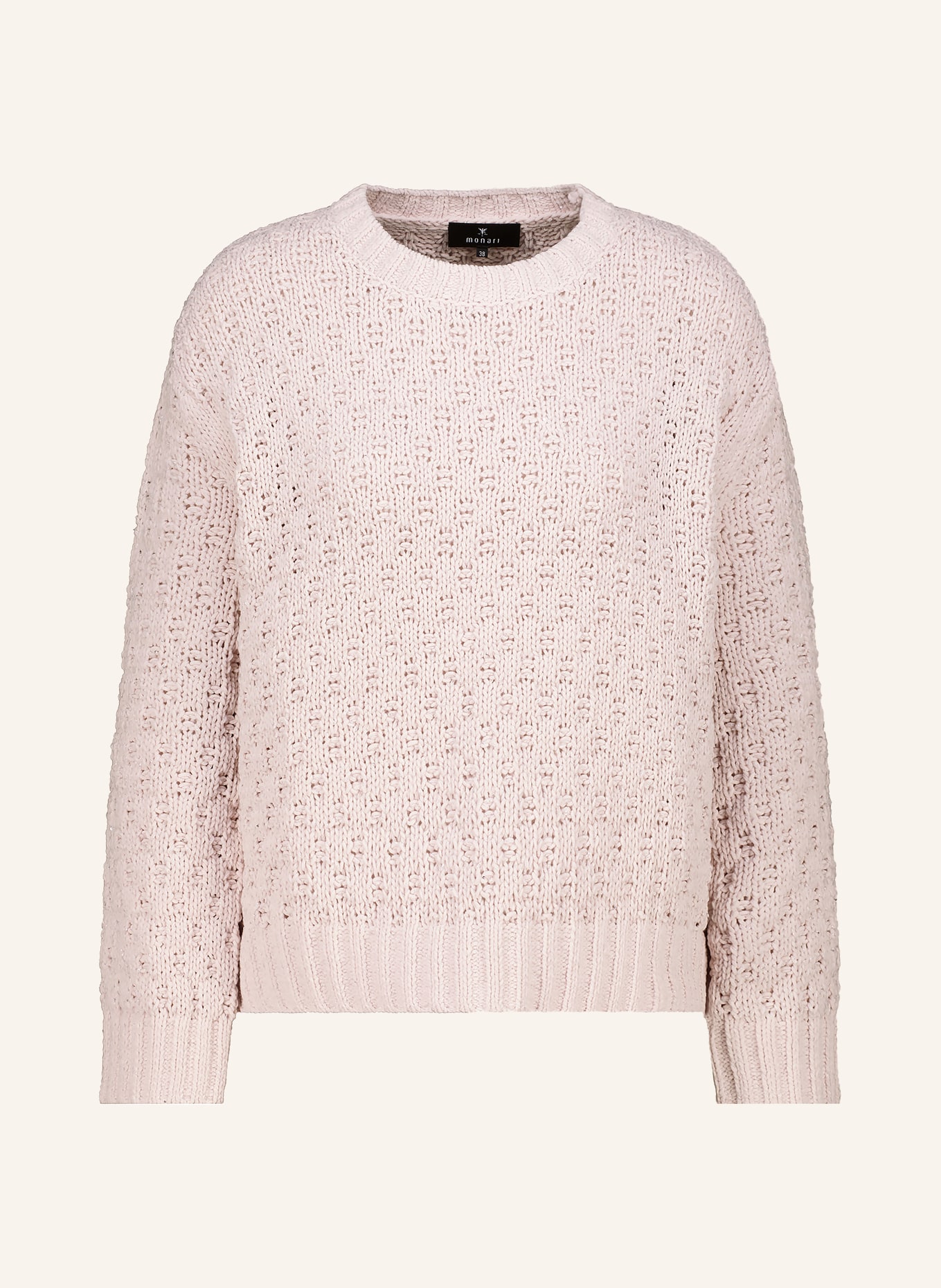 monari Trui met glittergaren: ROSE CLAIR