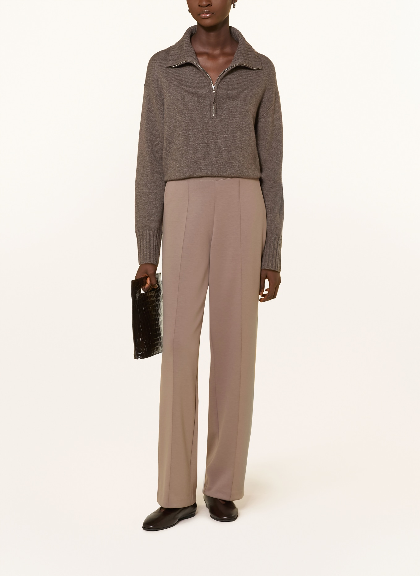 monari Trousers: TAUPE