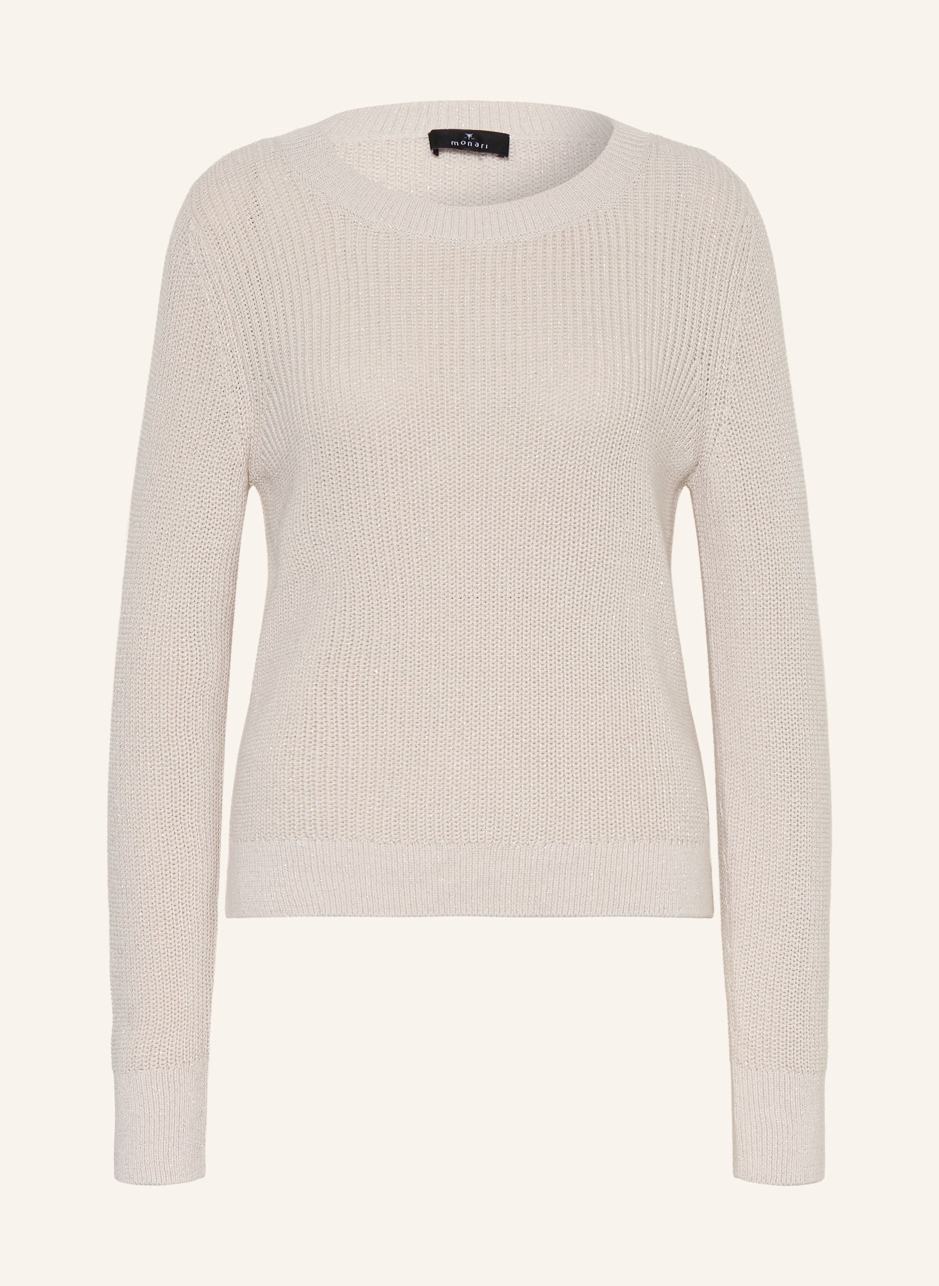 monari Trui met glittergaren: WIT