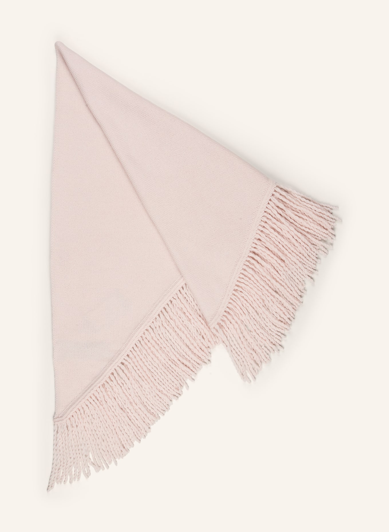 monari Triangular scarf: LIGHT PINK