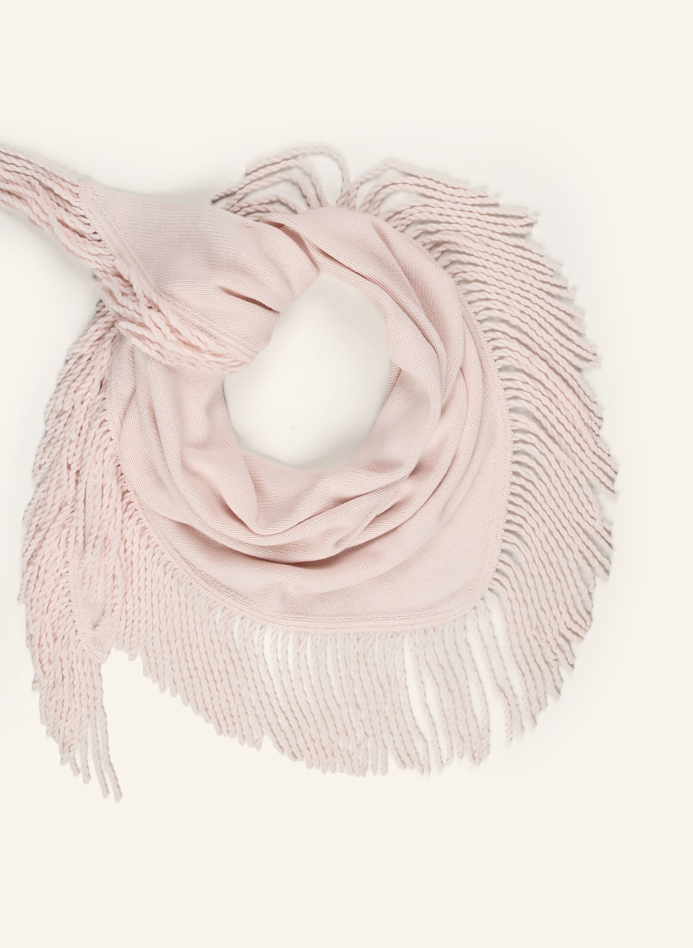monari Triangular scarf: LIGHT PINK
