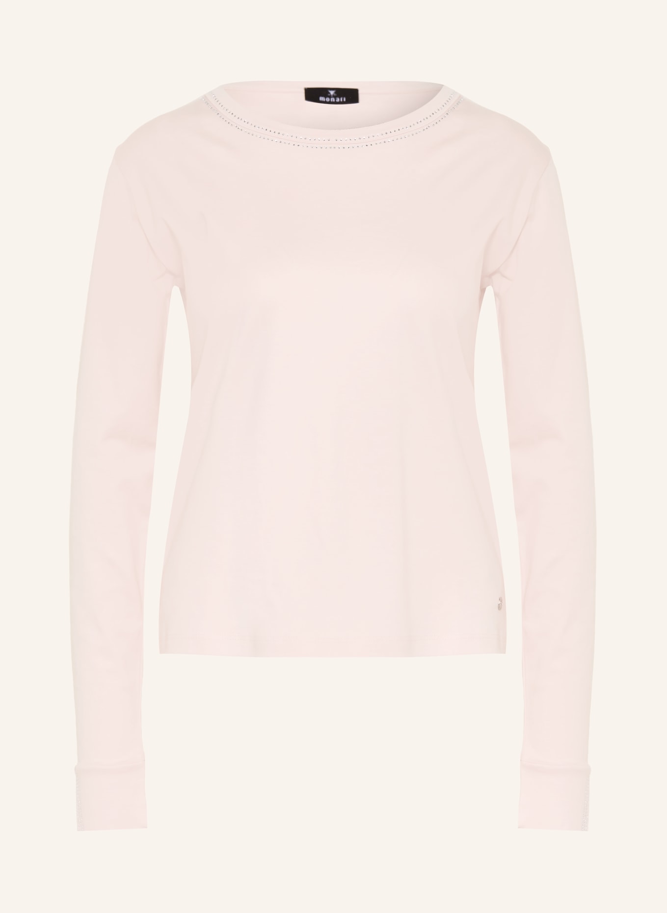 monari Longsleeve met sierstenen: ROSE CLAIR