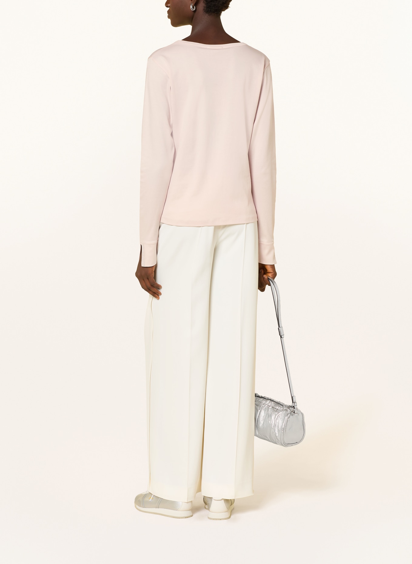 monari Longsleeve met sierstenen: ROSE CLAIR
