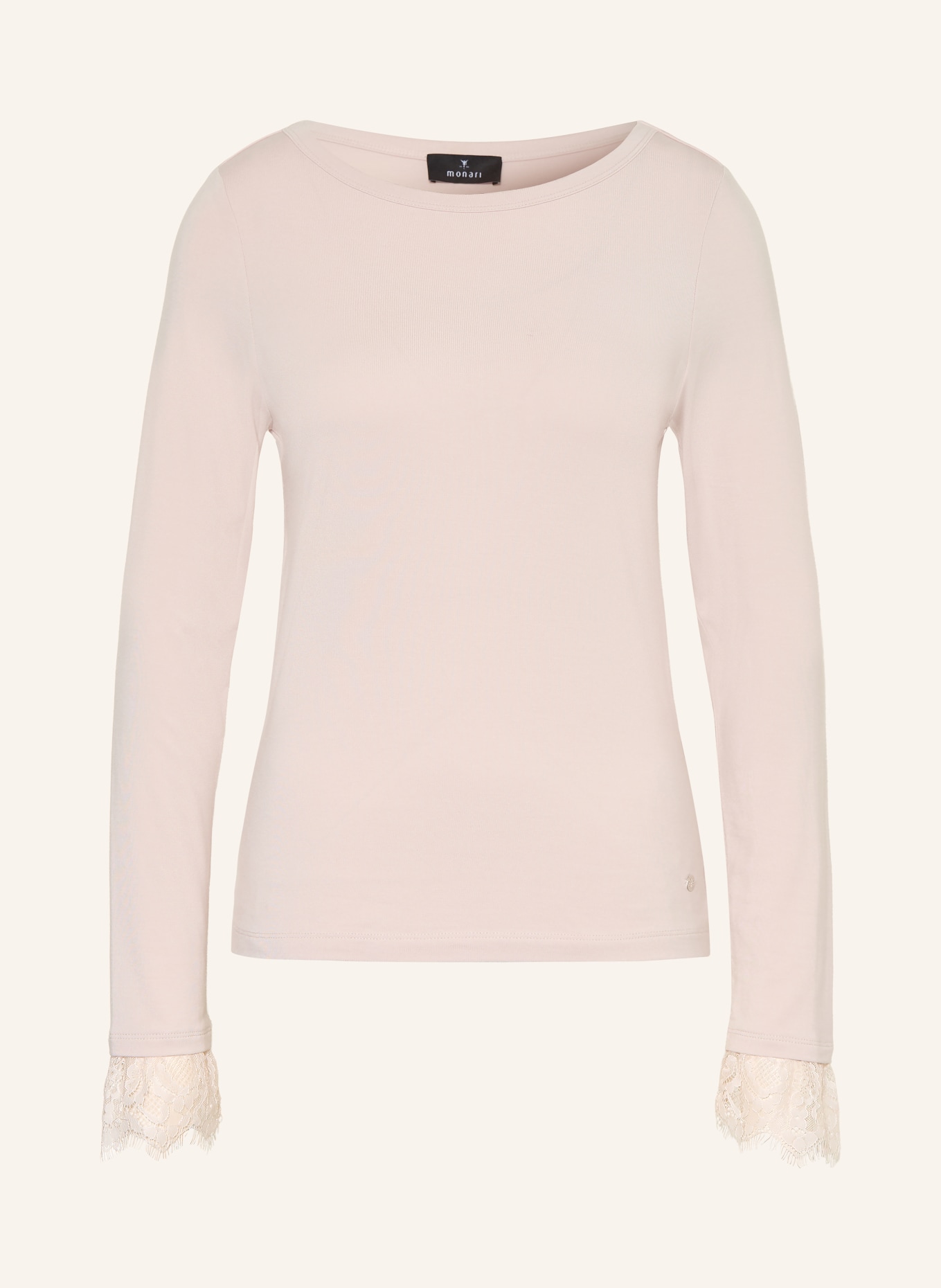monari Longsleeve met lange mouwen en kant: ROSE CLAIR