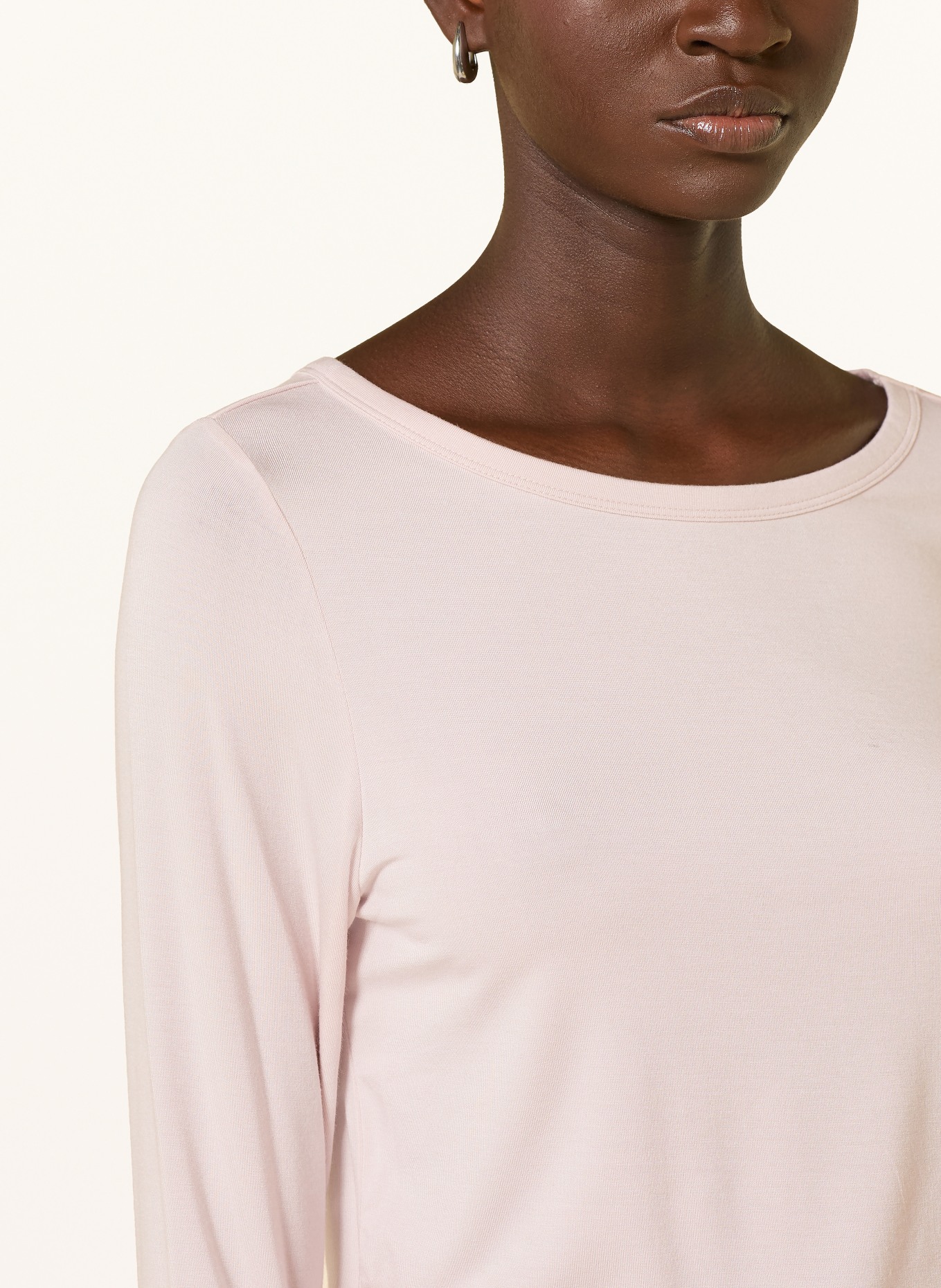 monari Longsleeve met lange mouwen en kant: ROSE CLAIR