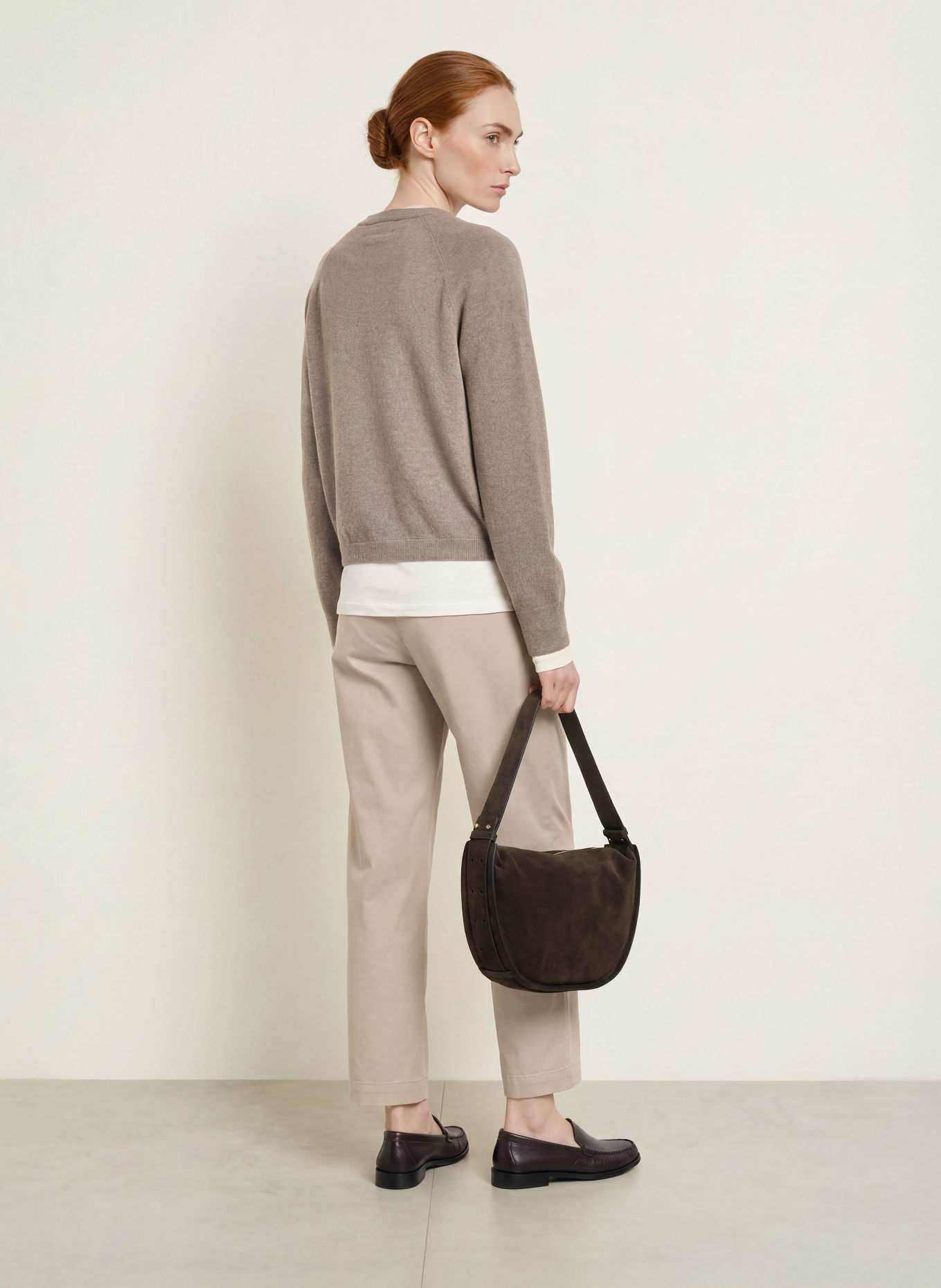 Marc O'Polo Marlenehose: TAUPE