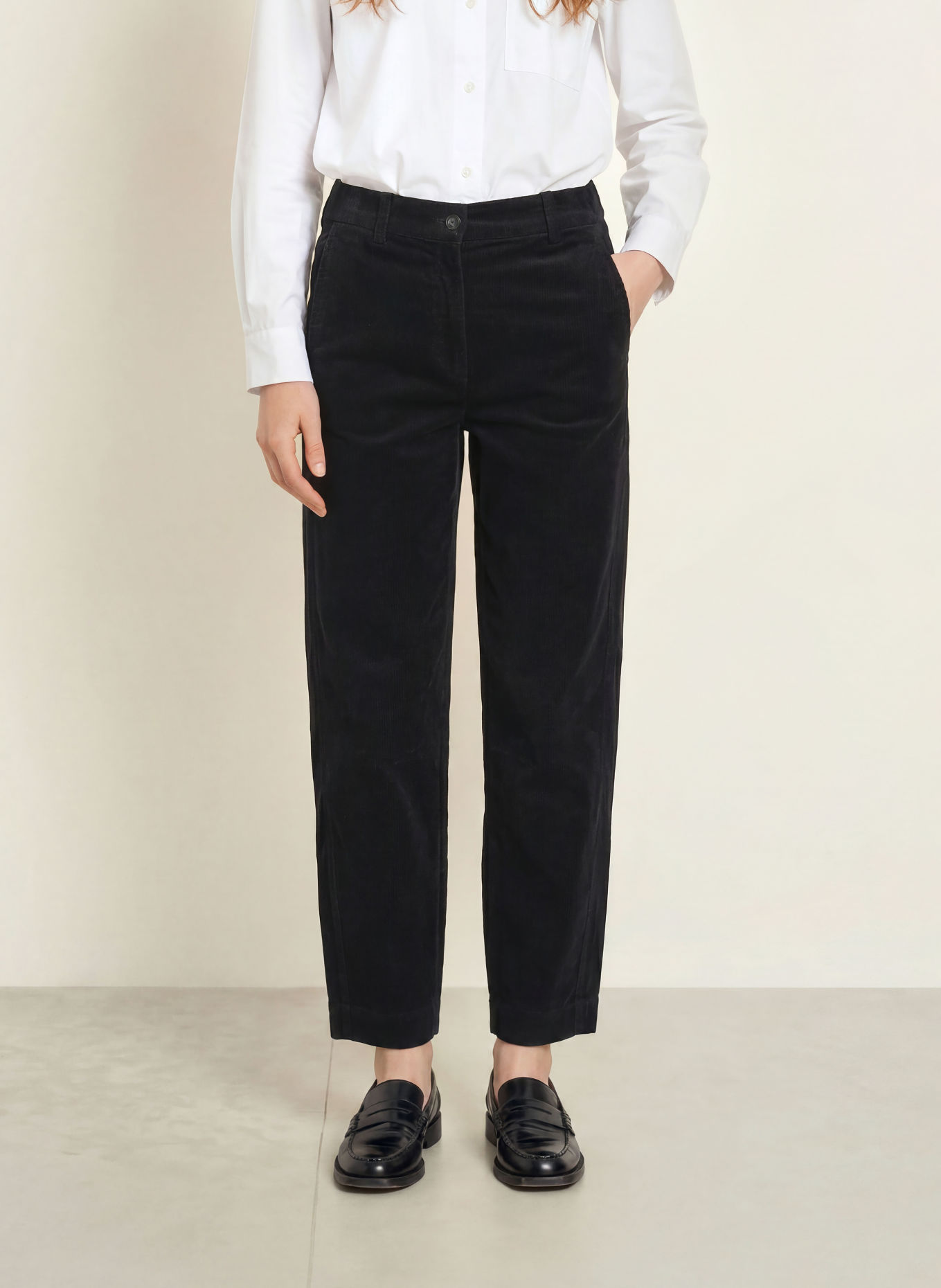 Marc O'Polo Cordbroek: ZWART