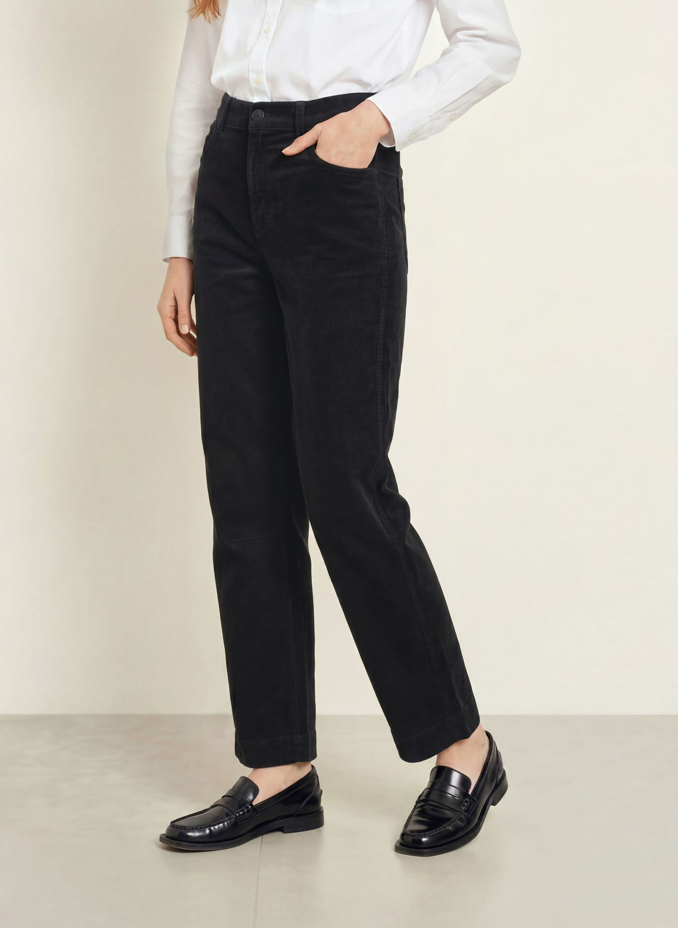 Marc O'Polo Cordbroek: ZWART
