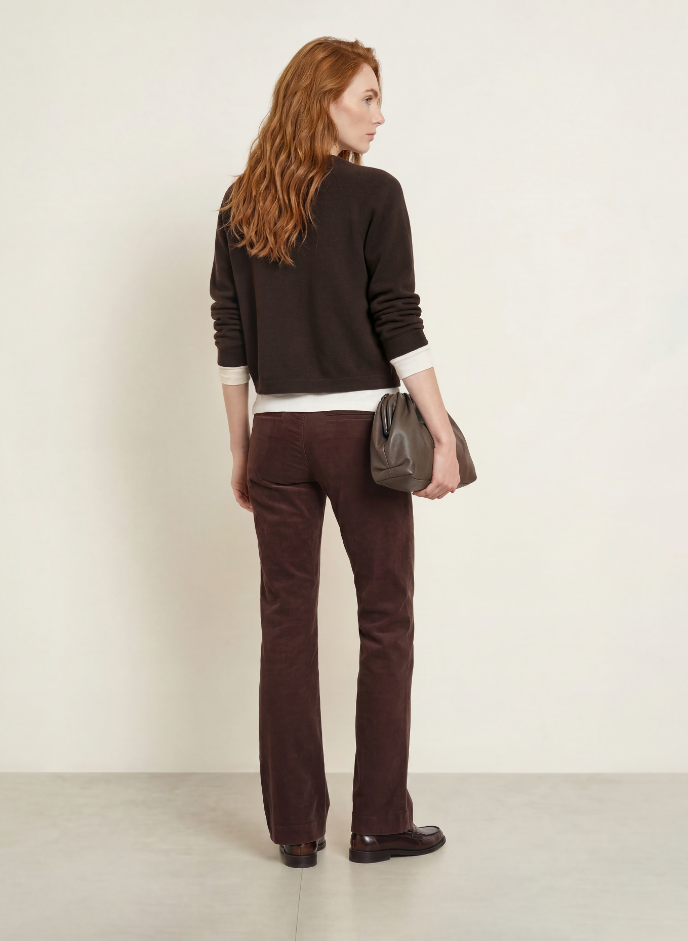 Marc O'Polo Corduroy pants: DARK BROWN