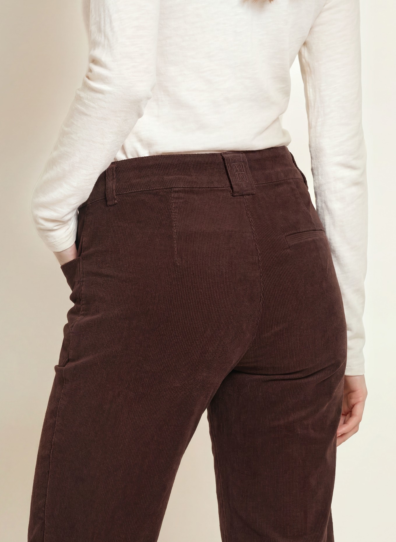 Marc O'Polo Corduroy pants: DARK BROWN