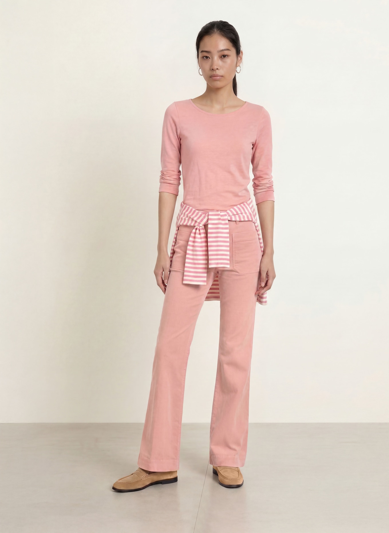Marc O'Polo Pantalon en velours côtelé: ROUGE CLAIR