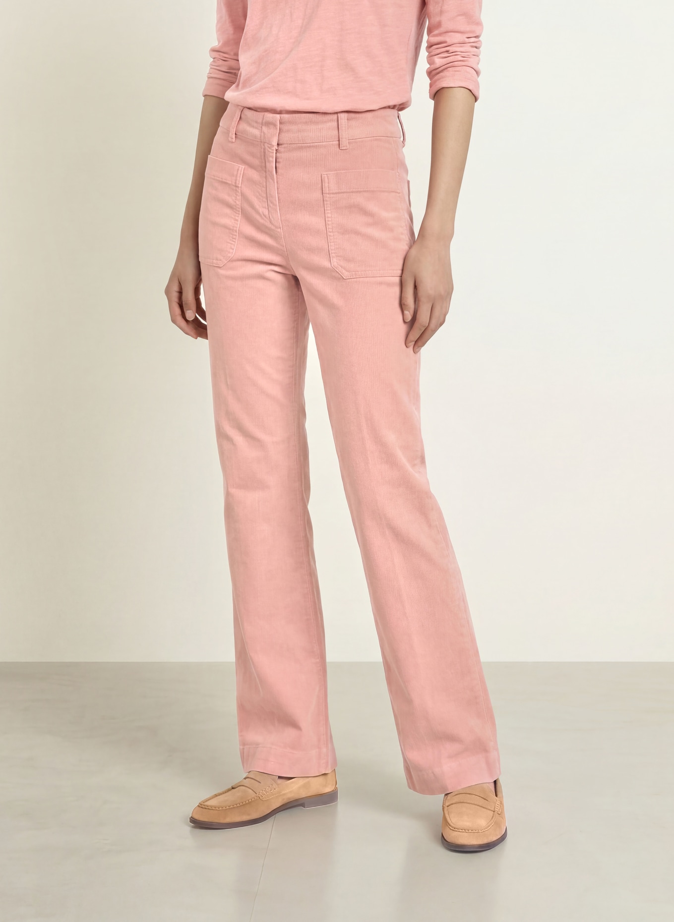 Marc O'Polo Pantalon en velours côtelé: ROUGE CLAIR