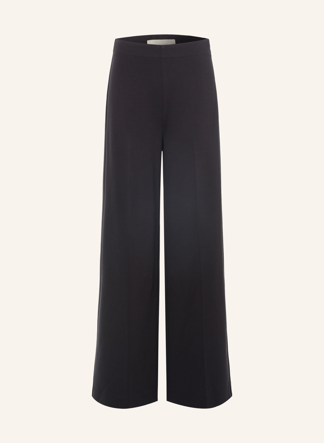 Marc O'Polo Pantaloni Marlene din jersey: NEGRU