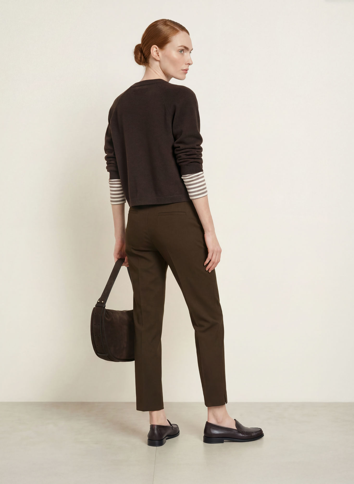 Marc O'Polo 7/8-Hose: BRAUN