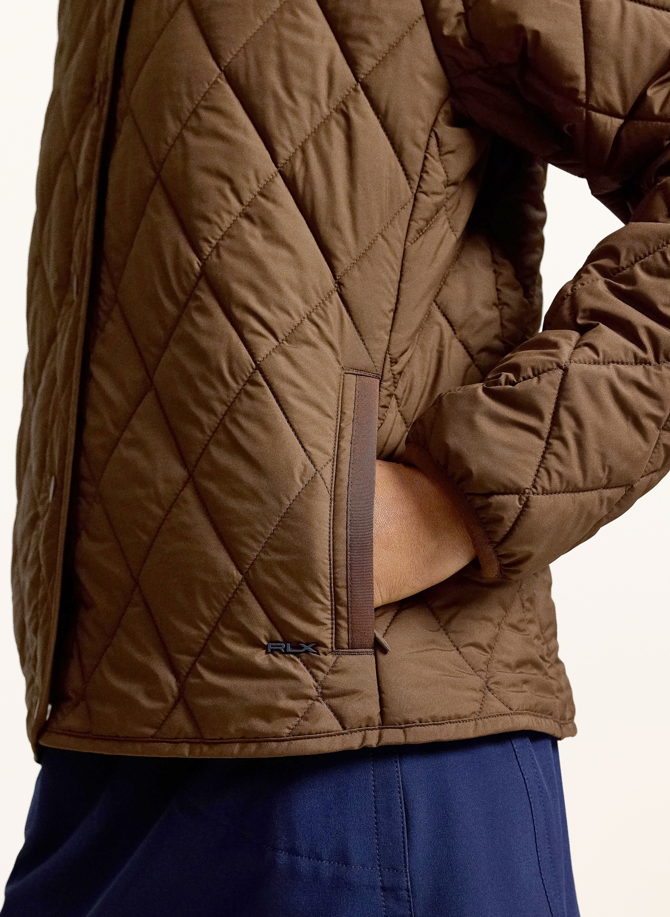 RLX RALPH LAUREN Quilted jacket: DARK BROWN
