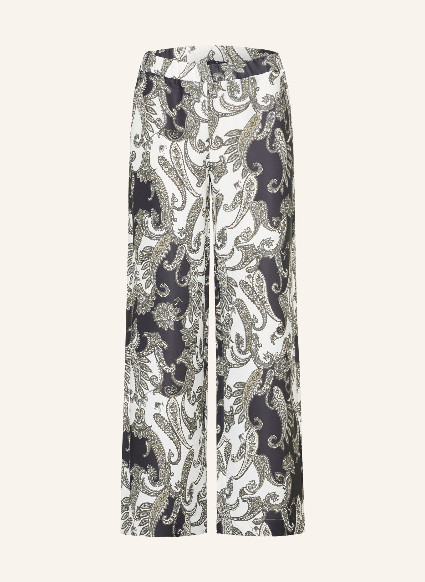 monari Broek: ZWART / KAKI / WIT