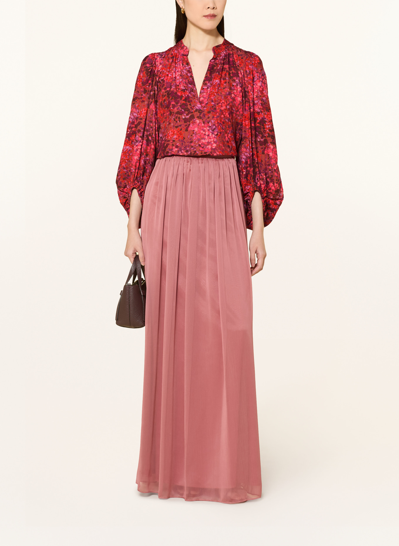 Rich & Royal Blusenshirt: ROT / BRAUN / LILA