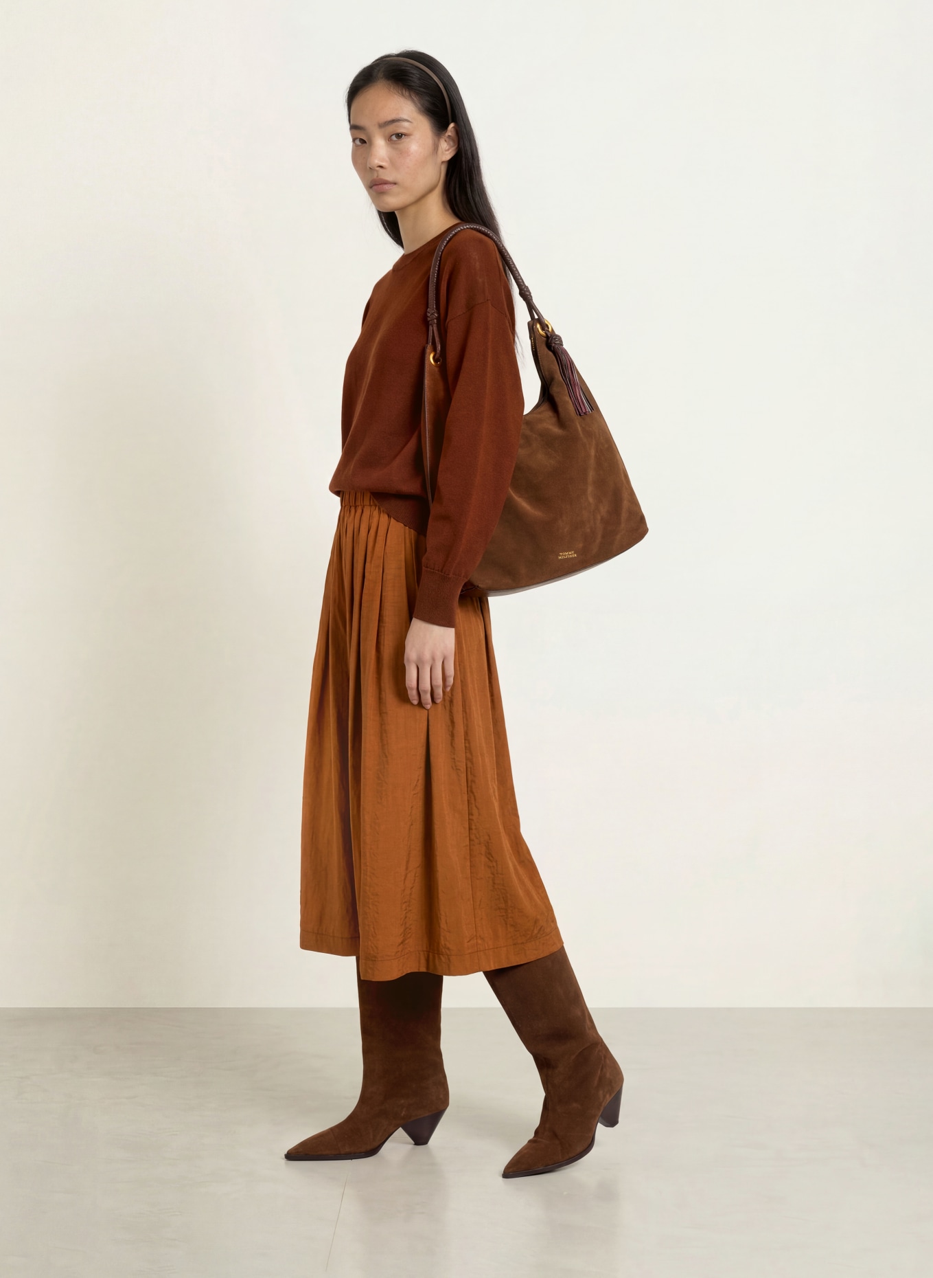 Rich & Royal Skirt: COGNAC
