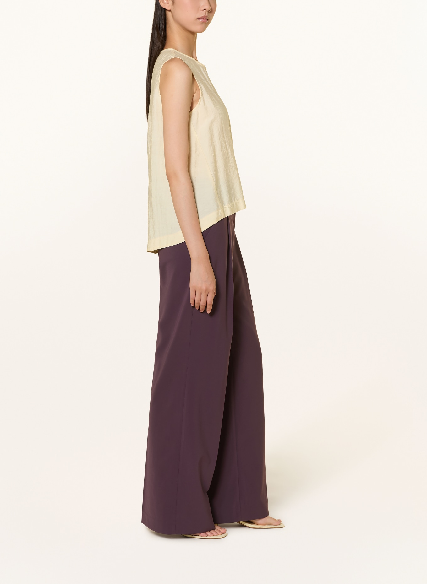 Rich & Royal Marlene-broek: DONKERPAARS
