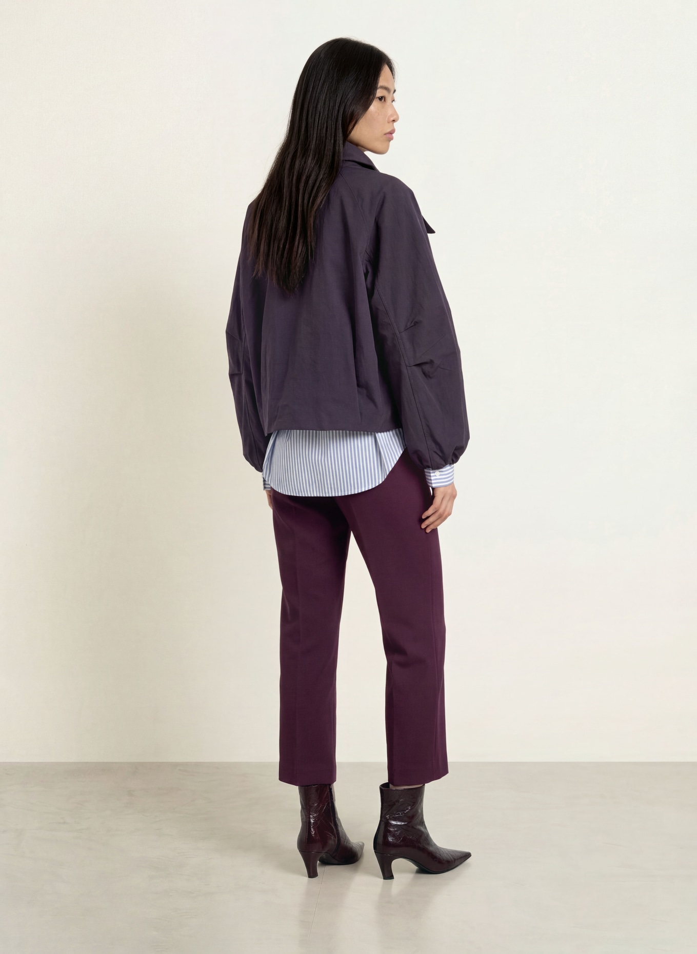 Rich & Royal Pantalon 7/8: LILAS FONCÉ