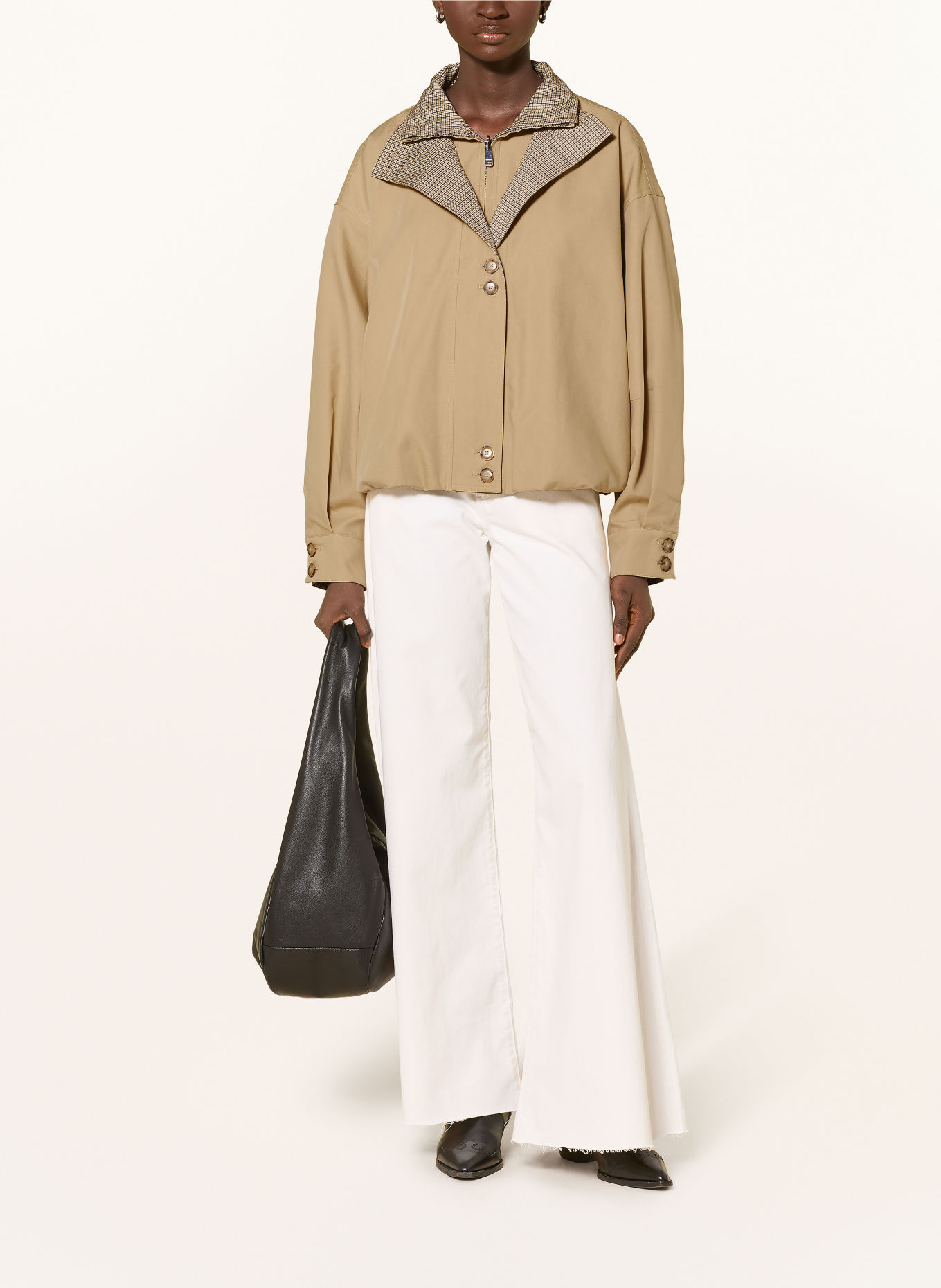 Rich & Royal Blouson à revers: MARRON CLAIR