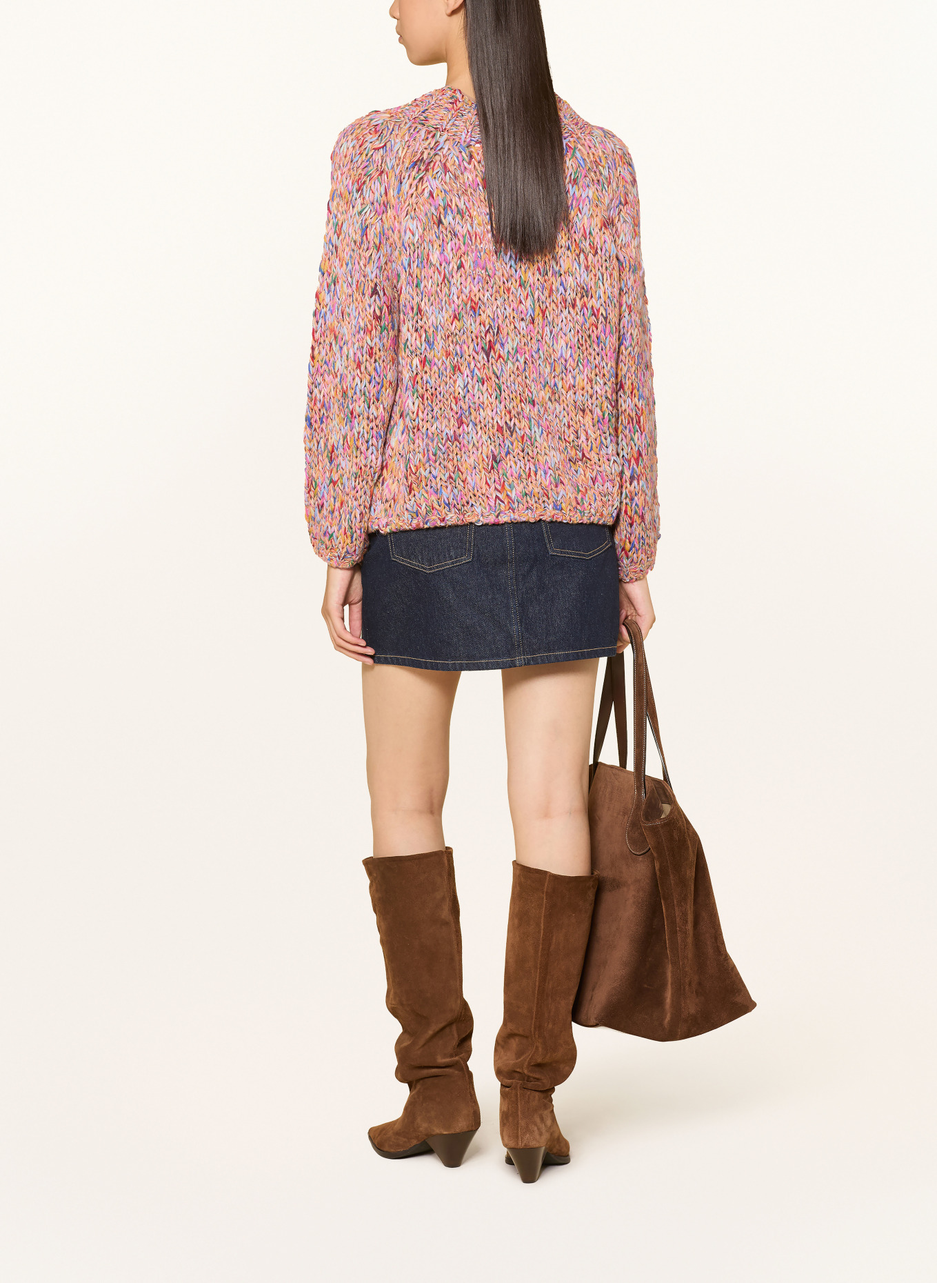 Rich & Royal Sweater: PINK / YELLOW / LIGHT BLUE