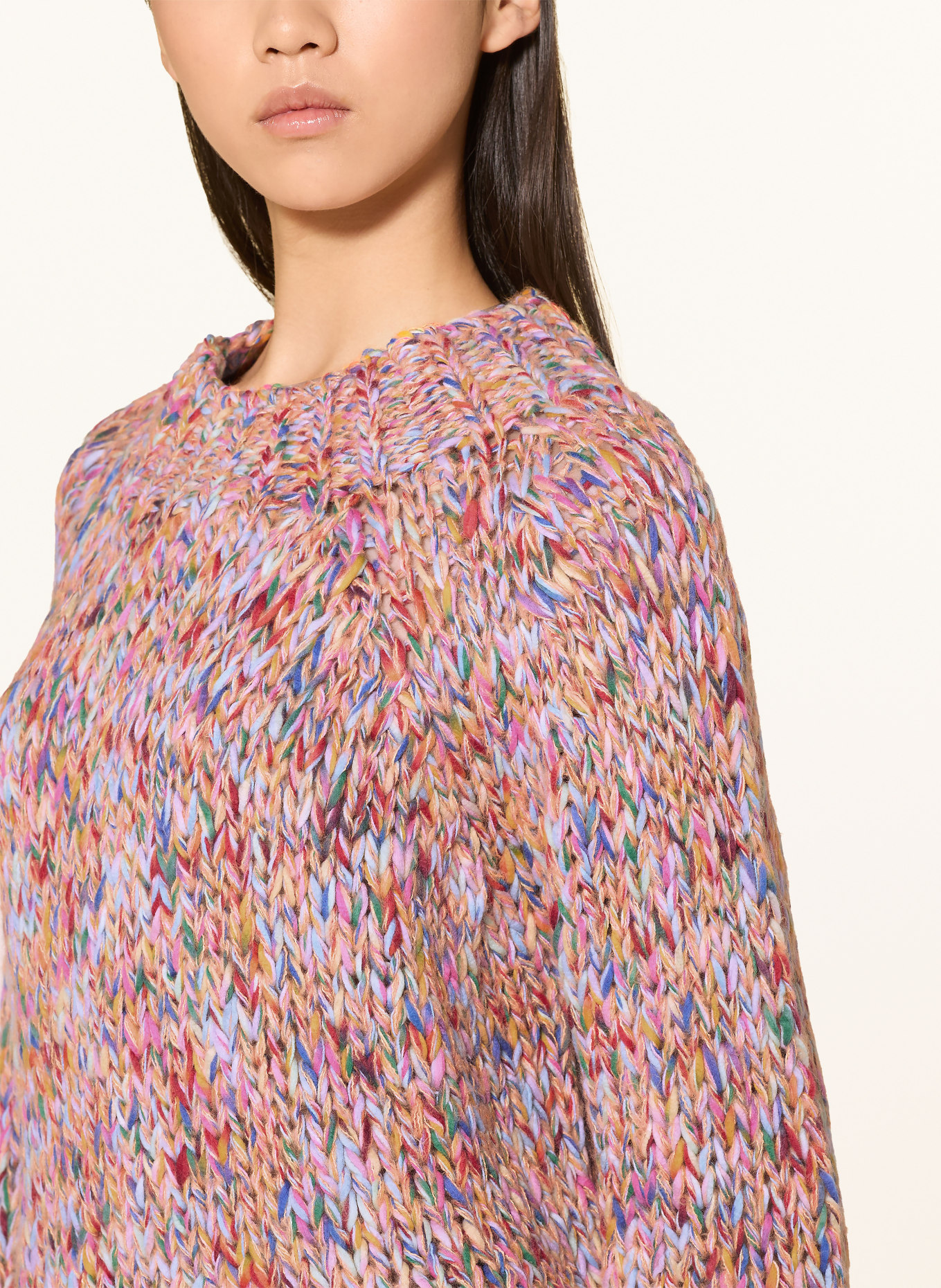Rich & Royal Sweater: PINK / YELLOW / LIGHT BLUE