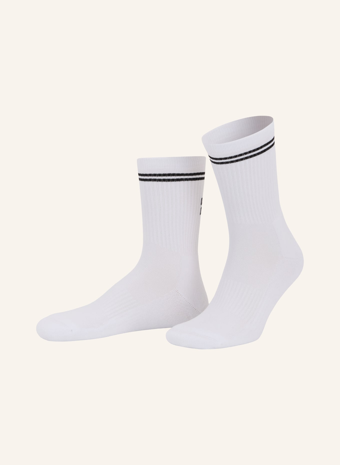 NBDC OUT OF OFFICE RETRO Socks: WHITE / BLACK