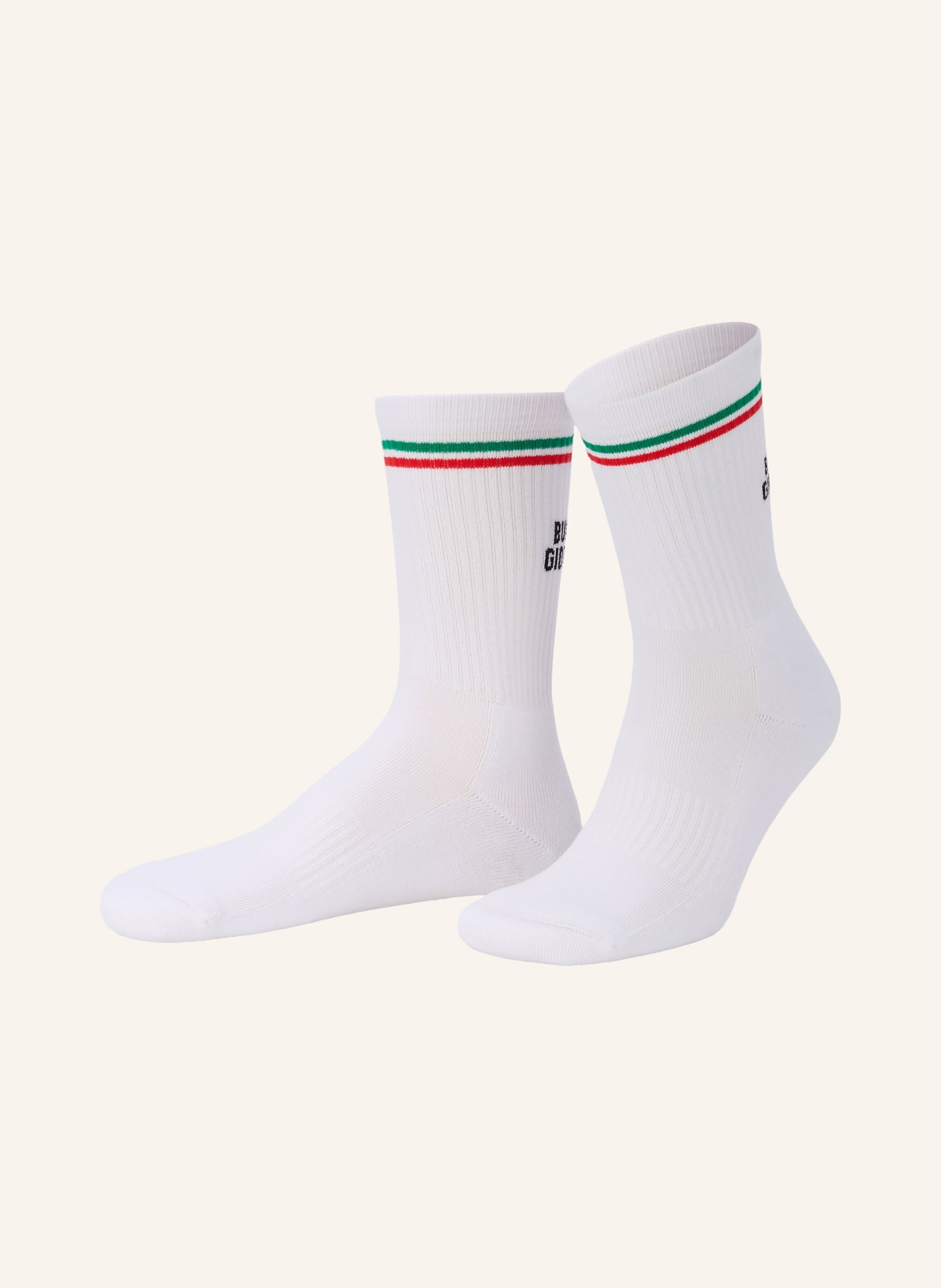 NBDC Skarpety BUON GIORNO ITALIA: BIAŁY / CZERWONY / ZIELONY