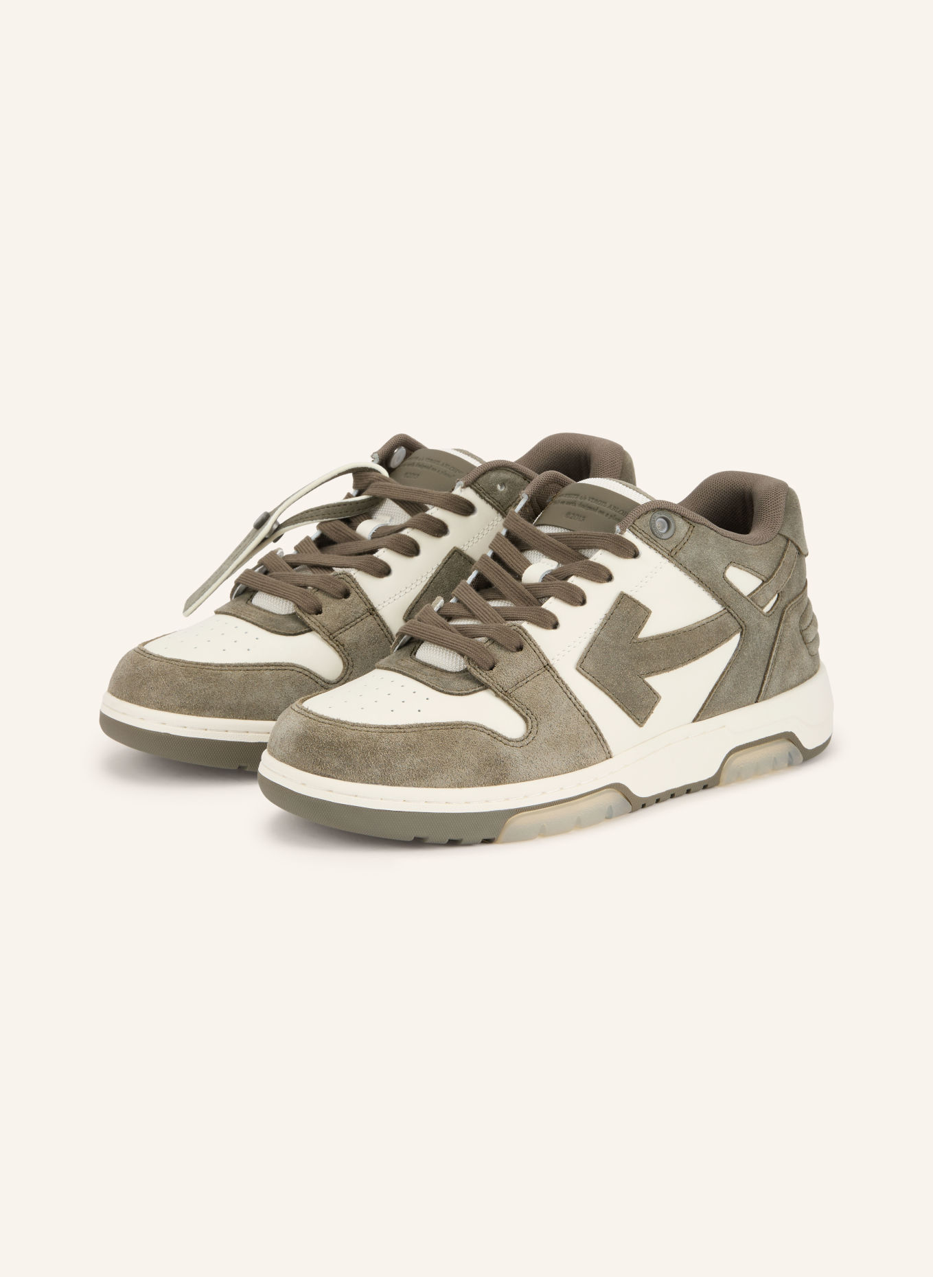Off-White Sneakers OUT OF OFFICE: BLANC / OLIVE