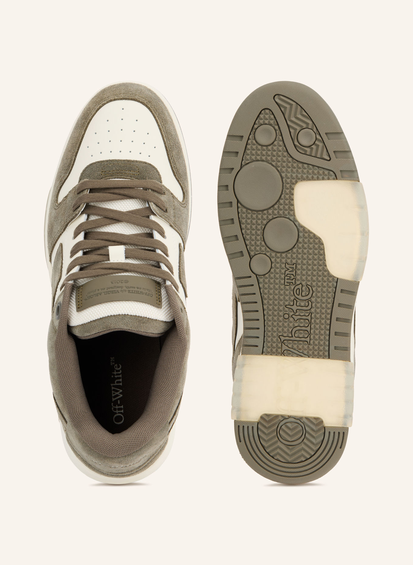 Off-White Sneakers OUT OF OFFICE: BLANC / OLIVE