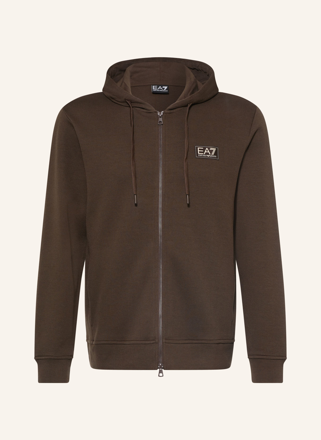 EA7 EMPORIO ARMANI Sweat zippé: MARRON