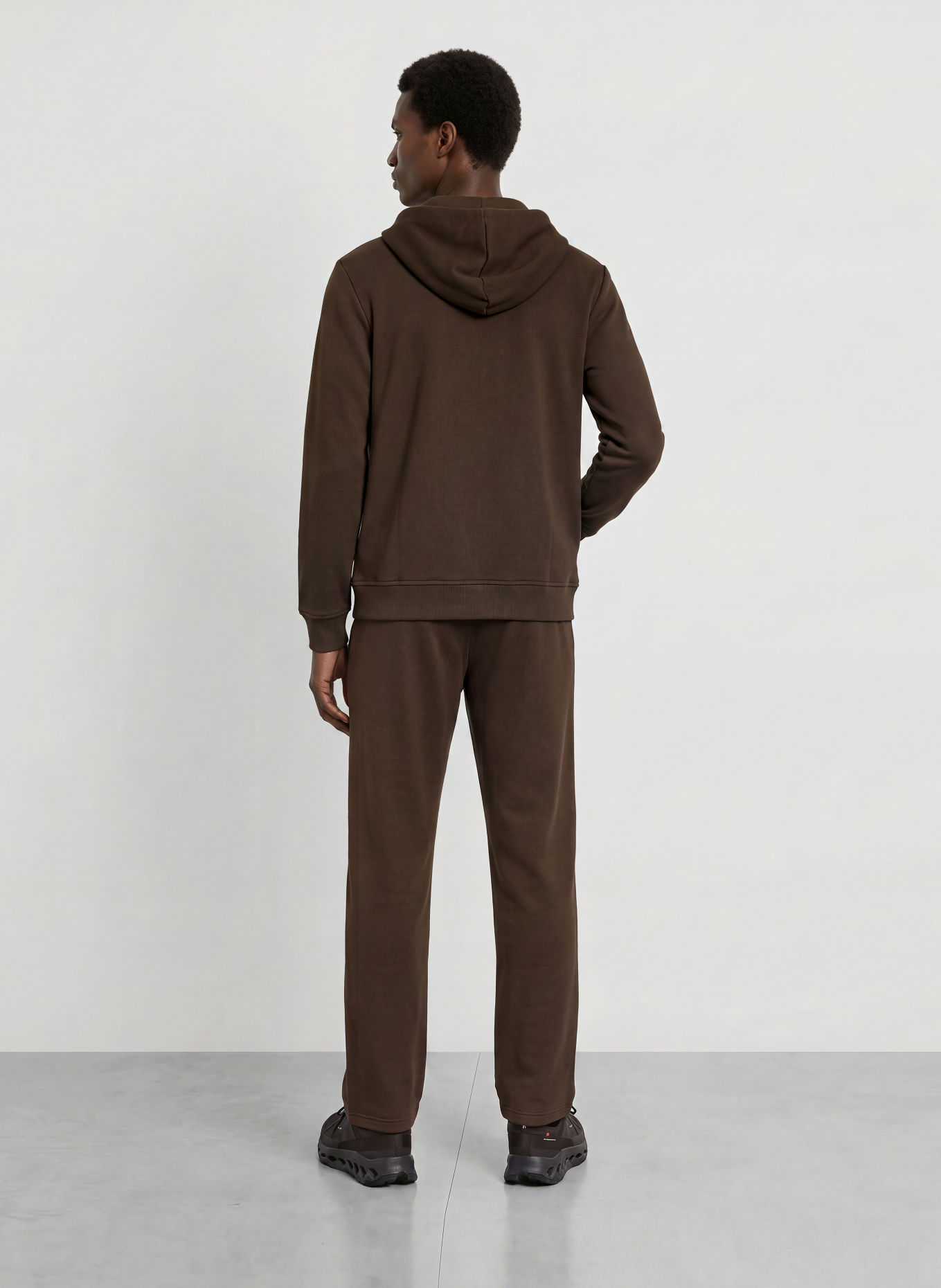 EA7 EMPORIO ARMANI Sweat zippé: MARRON