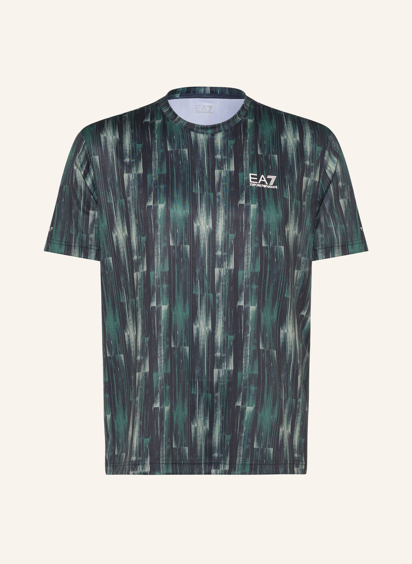 EA7 EMPORIO ARMANI Funktionsshirt: DUNKELBLAU / GRÜN