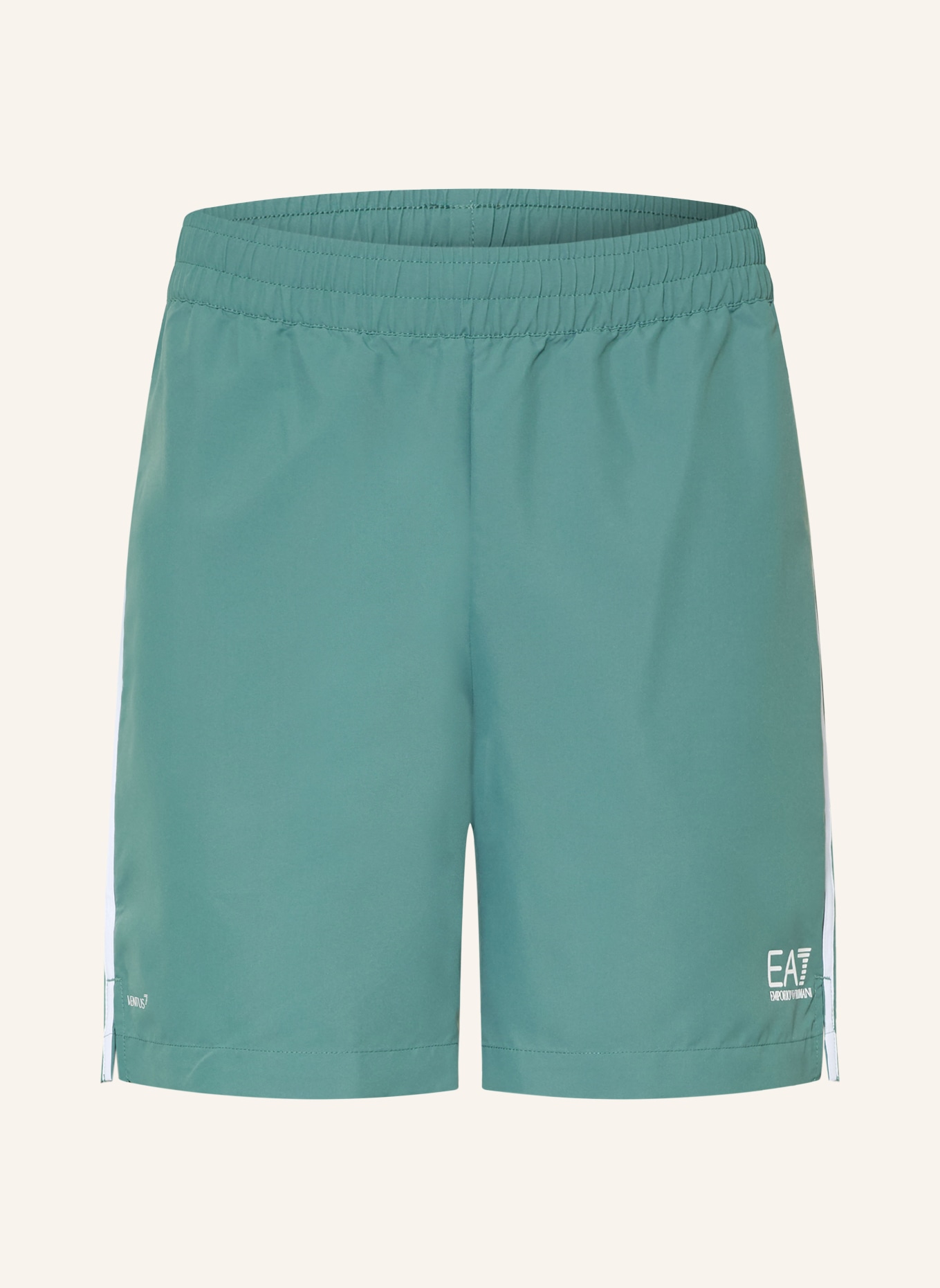 EA7 EMPORIO ARMANI Tennisshorts TENNIS PRO: GRÜN / WEISS
