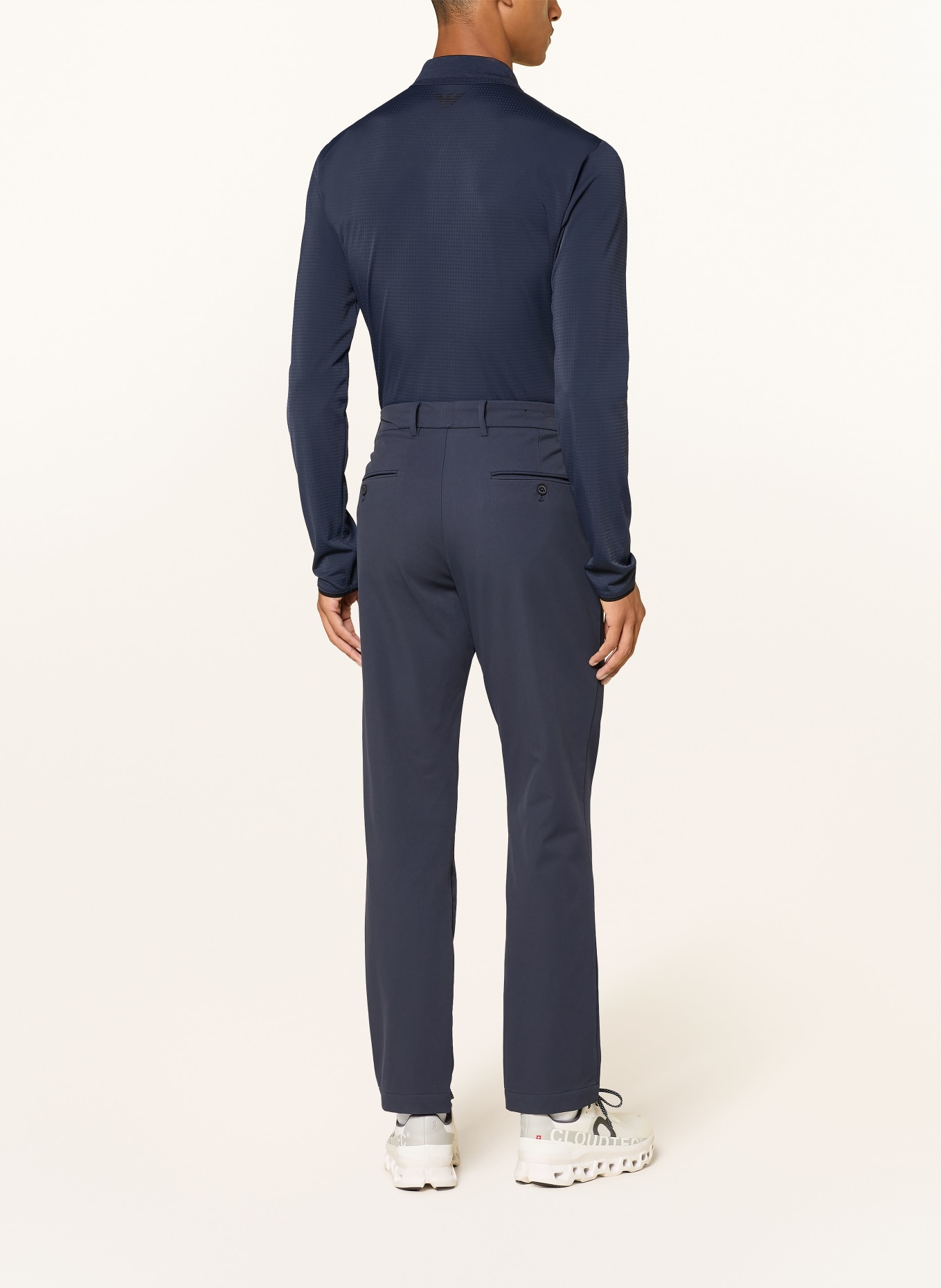 EA7 EMPORIO ARMANI Functioneel poloshirt, regular fit: DONKERBLAUW
