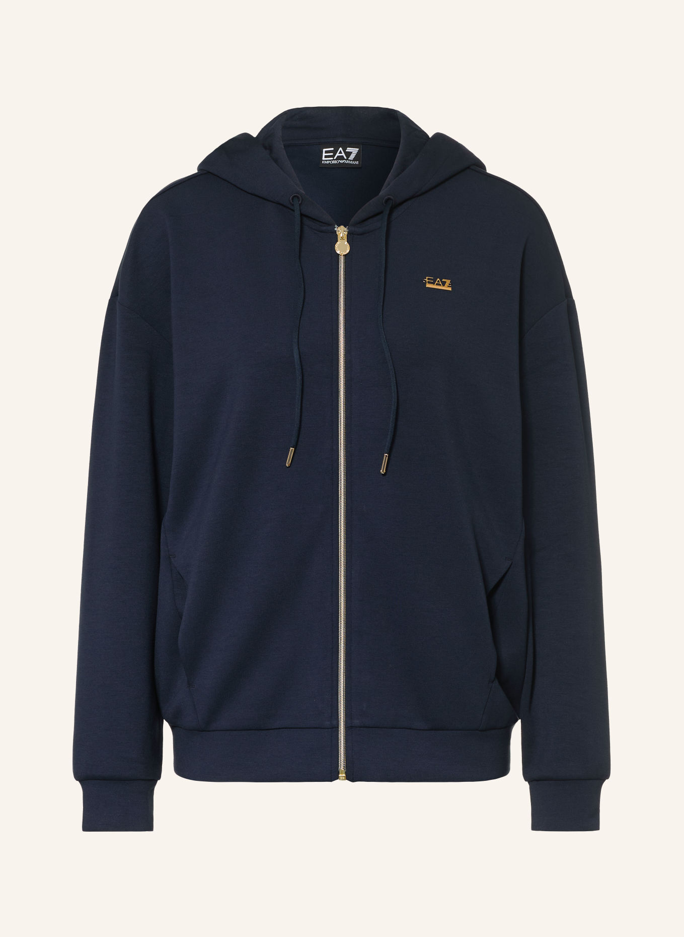 EA7 EMPORIO ARMANI Sweatjacke TRAIN CORE: DUNKELBLAU