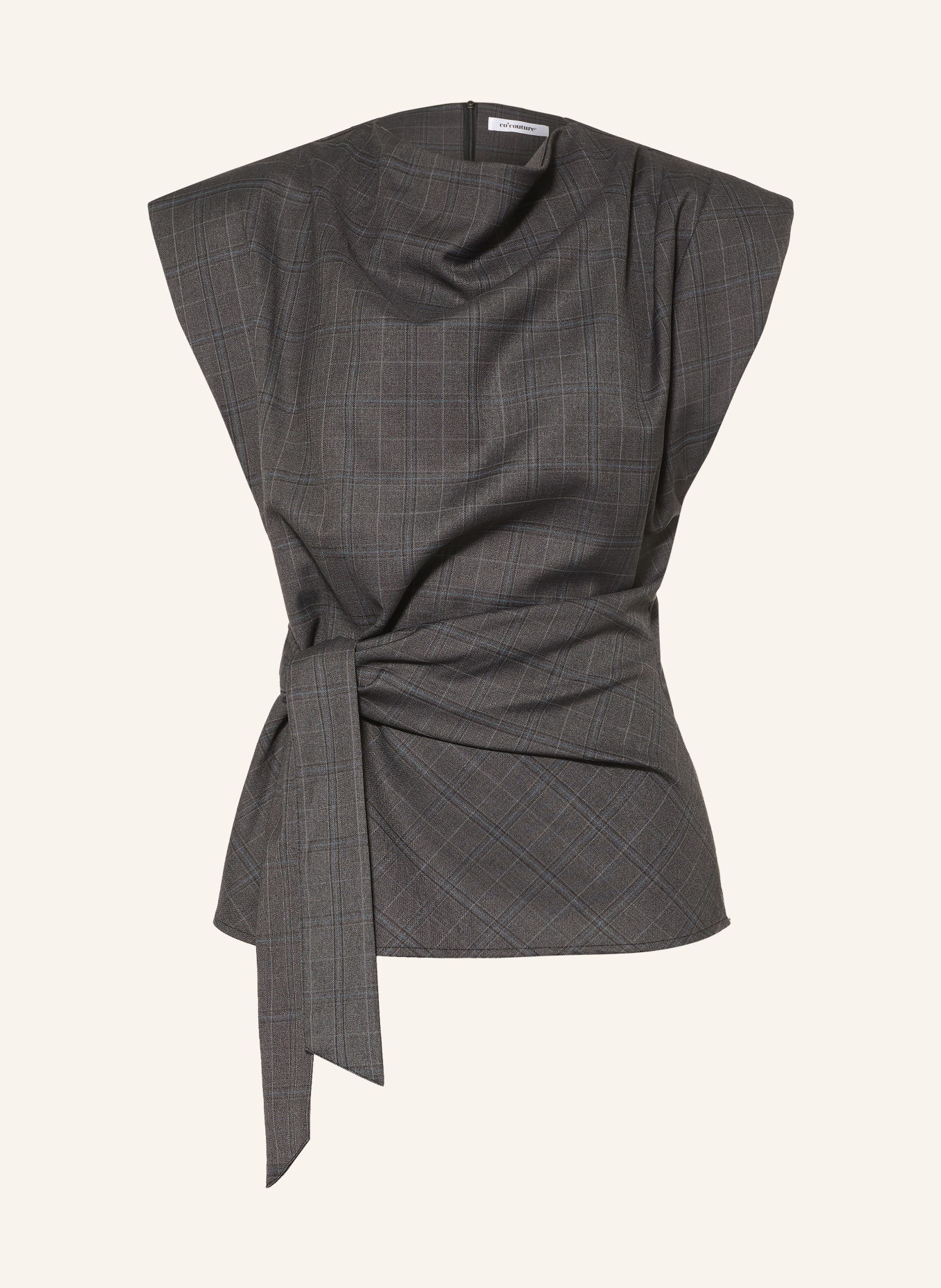 co'couture Top ELORACC: TMAVĚ ŠEDÁ / SVĚTLE ŠEDÁ / TMAVĚ MODRÁ