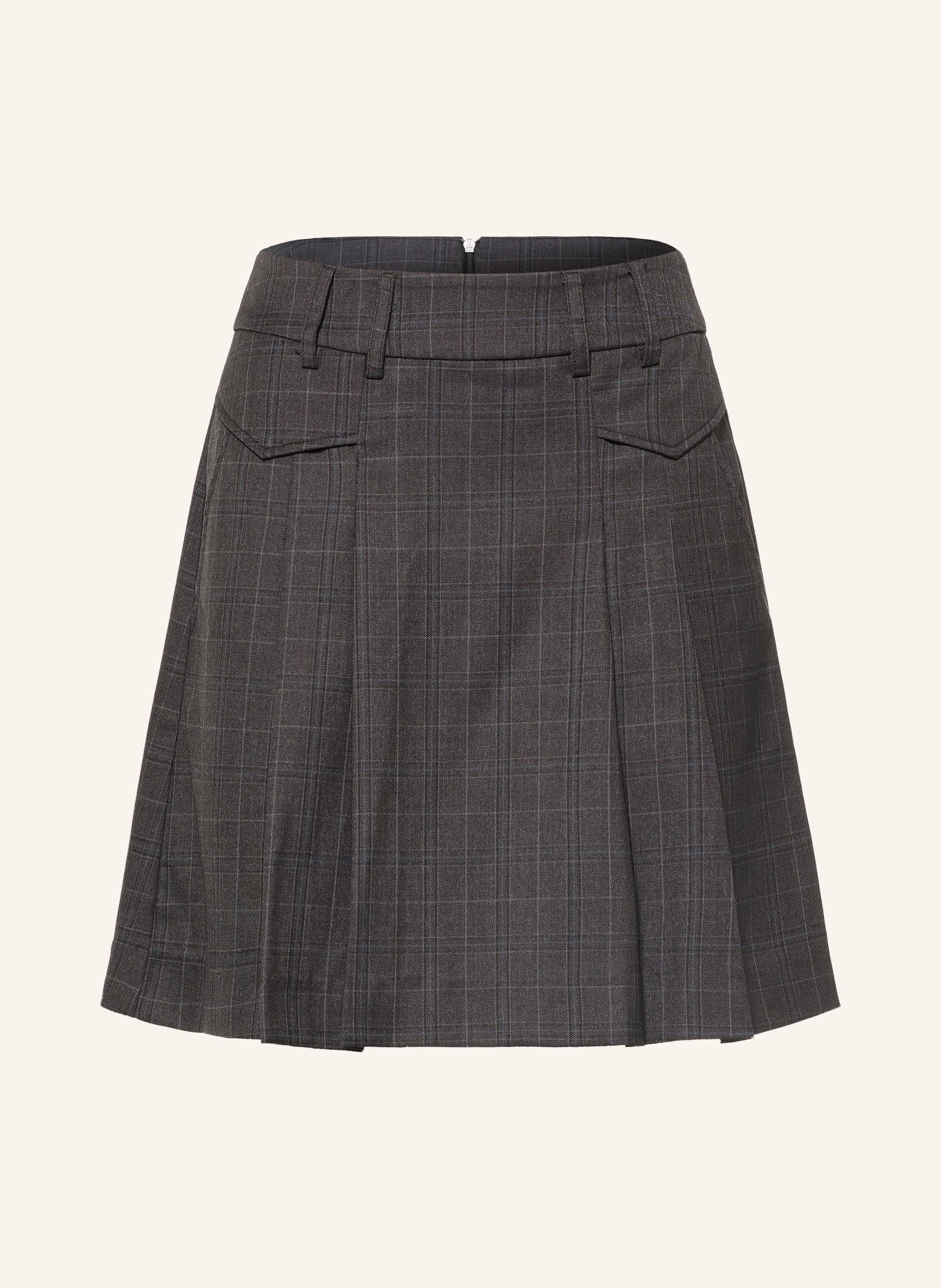 co'couture Sukně ELORACC: TMAVĚ ŠEDÁ / SVĚTLE ŠEDÁ / TMAVĚ MODRÁ