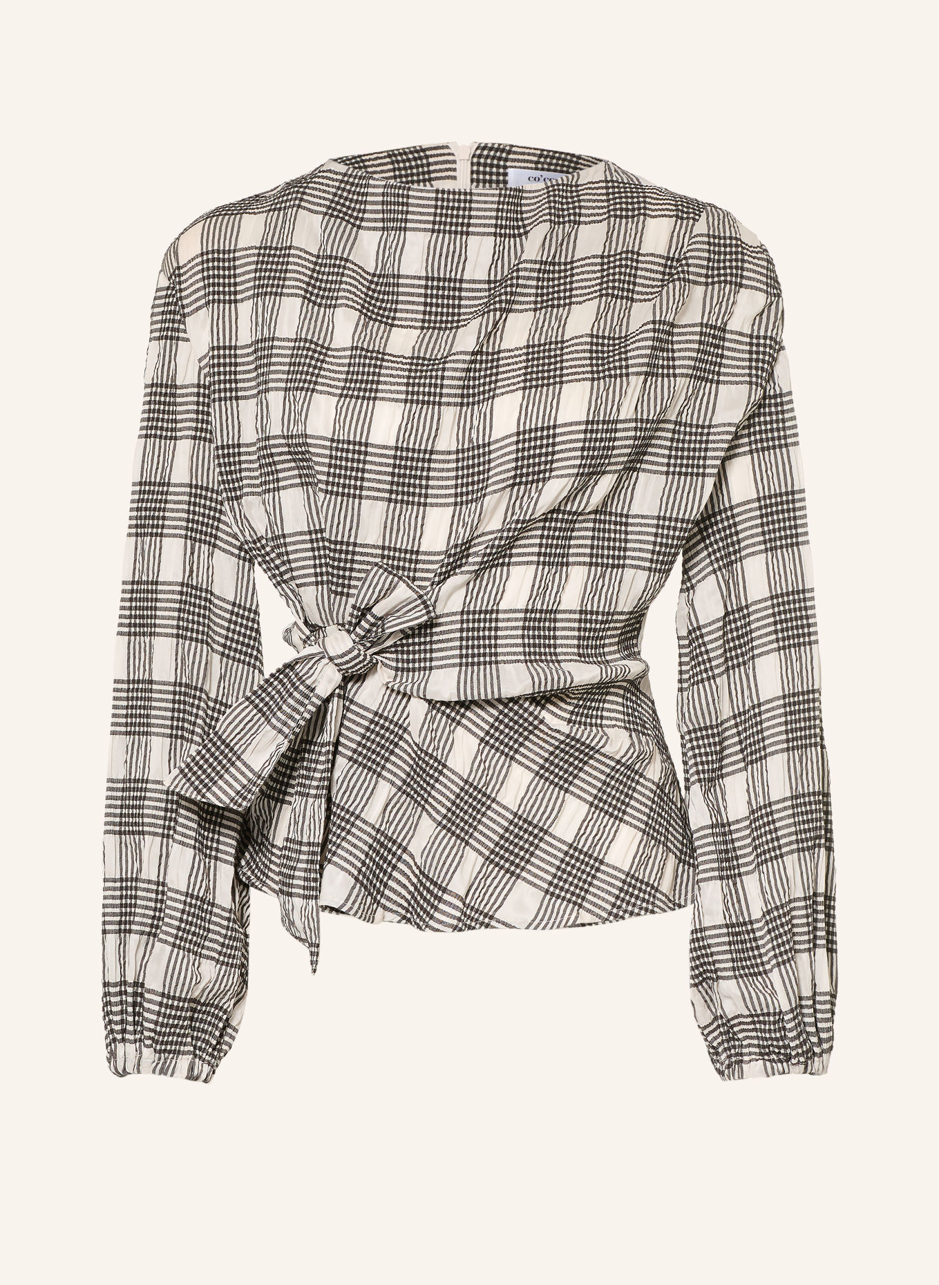 co'couture Blusenshirt CHANDLERCC: HELLGRAU / DUNKELGRAU / GRAU