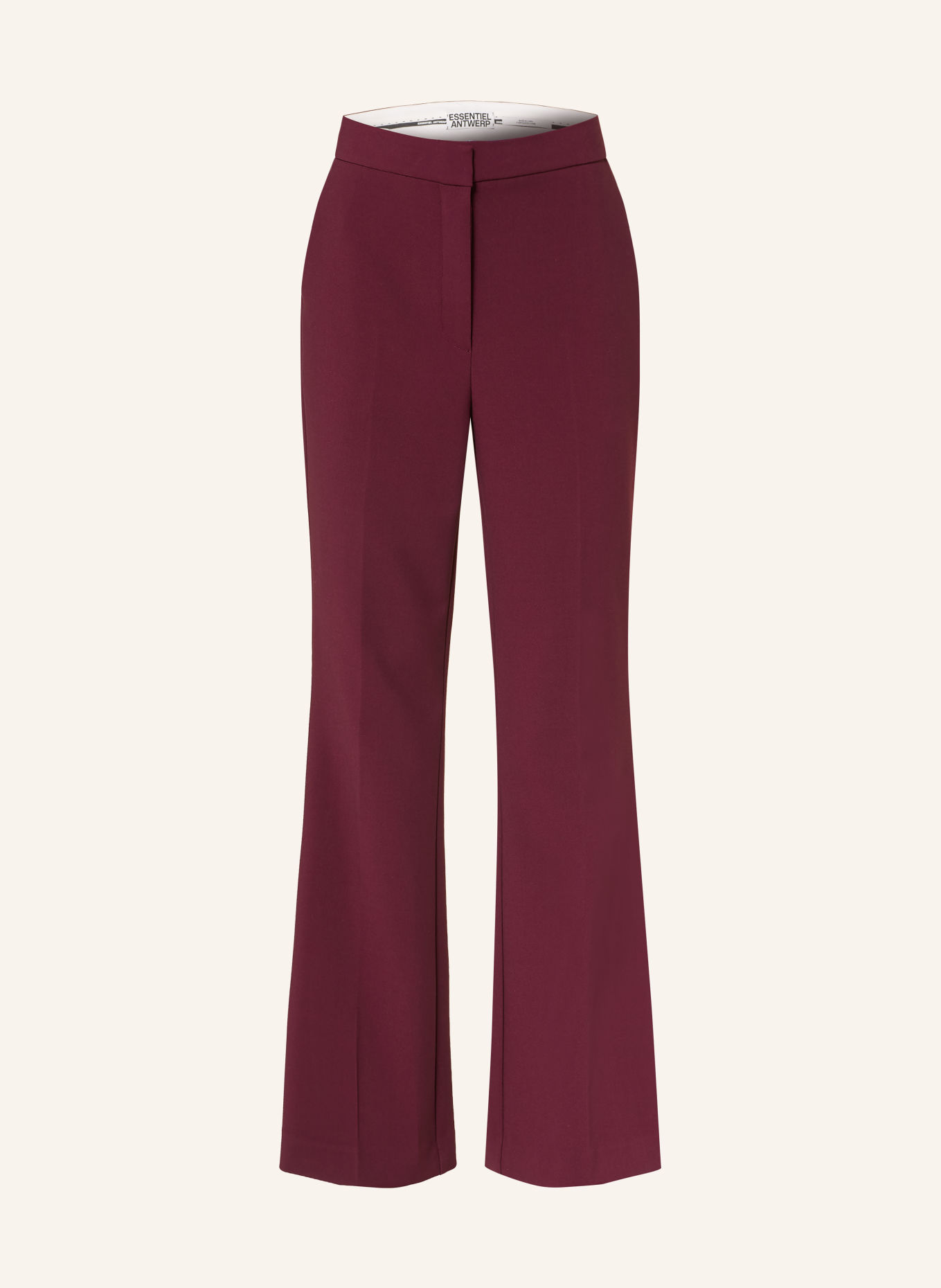 ESSENTIEL ANTWERP Bootcut-Hose KEEN: DUNKELLILA