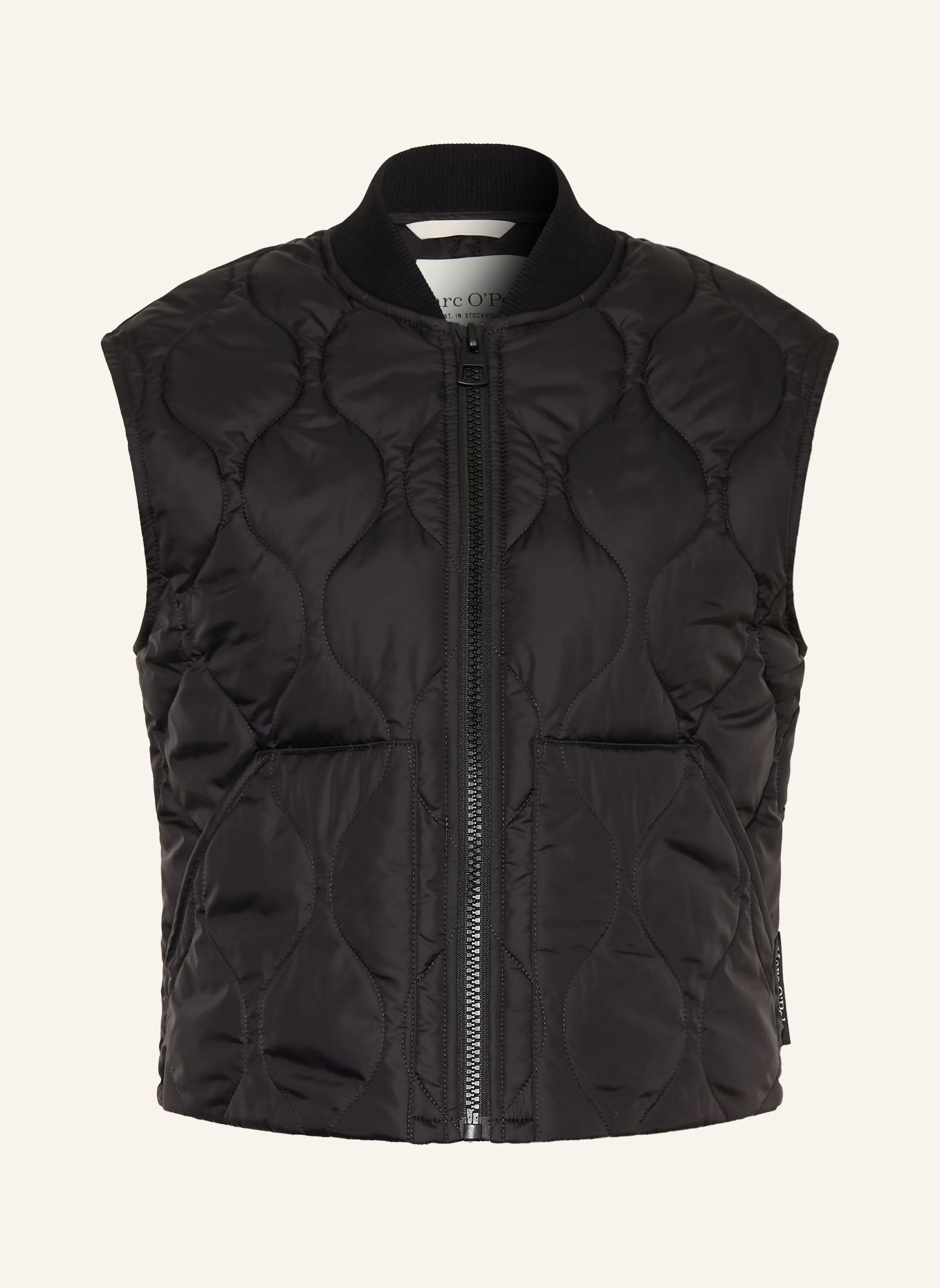 Marc O'Polo Gilet matelassé: NOIR