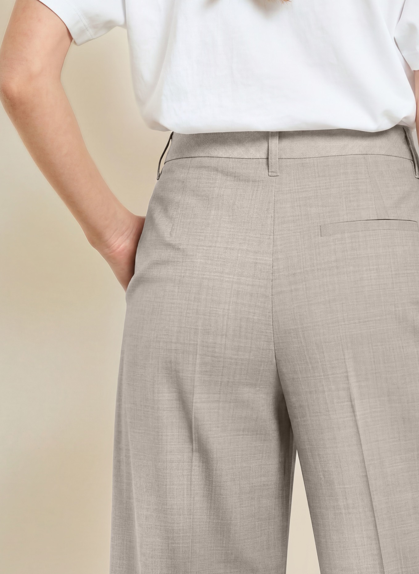 Marc O'Polo Marlenehose: GRAU