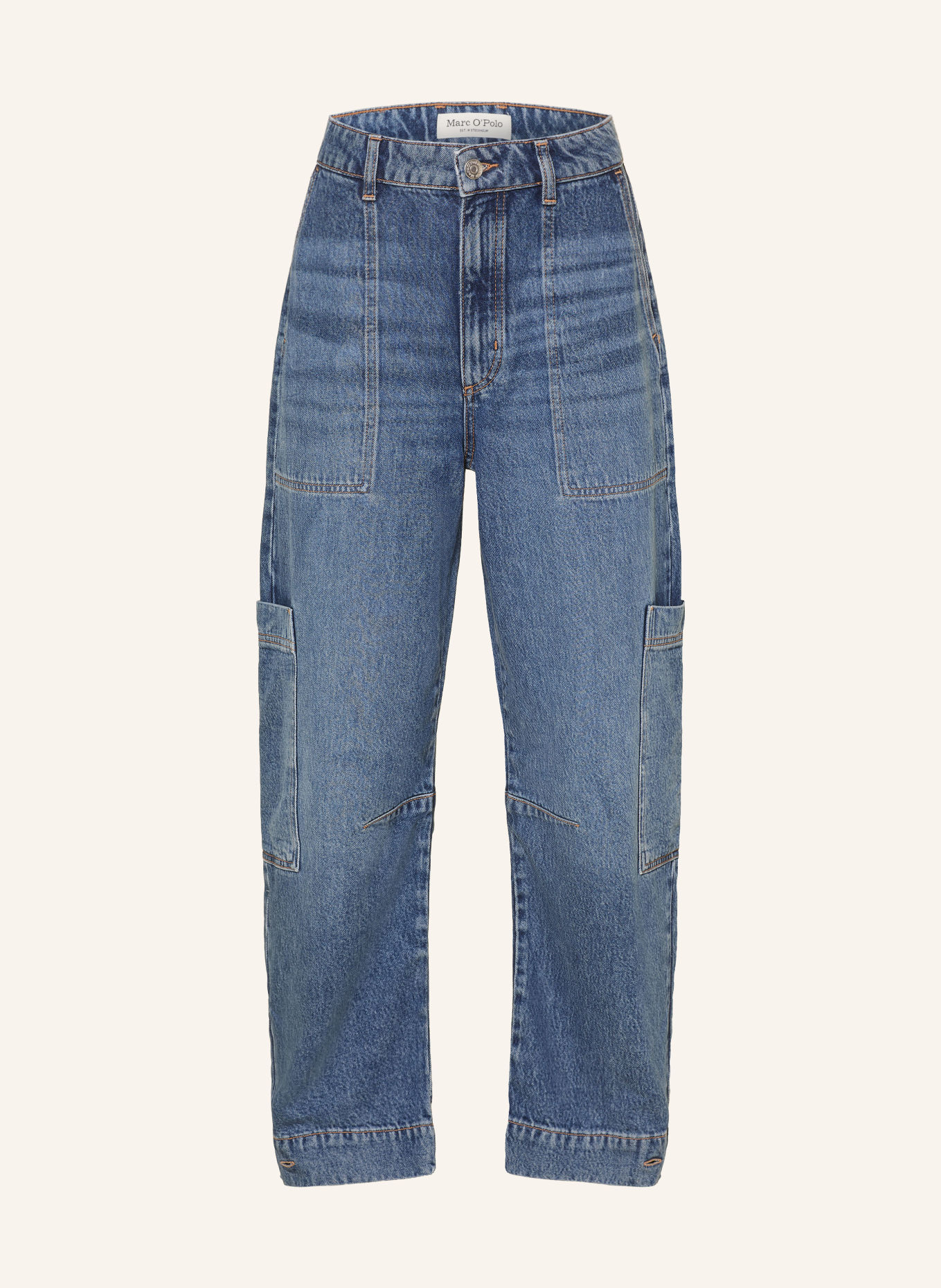 Marc O'Polo LARA Cargo jeans: 4928 Medium Blue_Multi_01