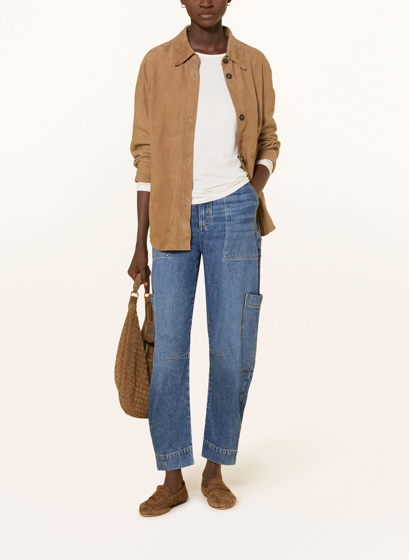 Marc O'Polo LARA Cargo jeans: 4928 Medium Blue_Multi_01